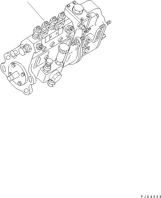 INJECTION PUMP ASS'Y,(SEE FIG.A4010-B0A2) 6204-73-1350 KOMATSU