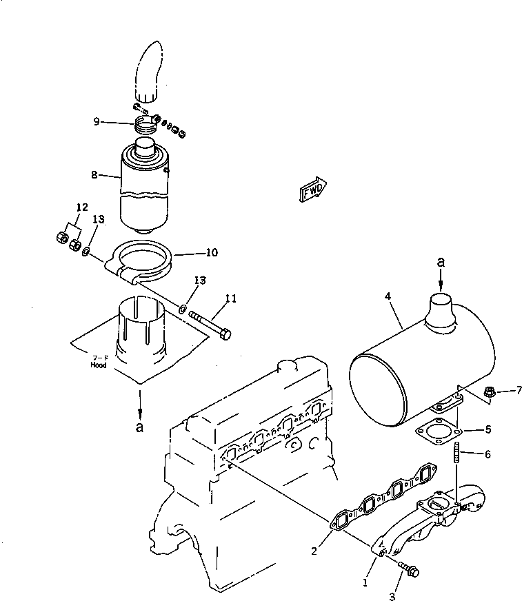 SPARK ARRESTER 6202-12-5880 KOMATSU