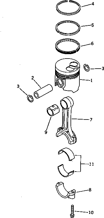 PISTON (S) 6202-38-2140 KOMATSU