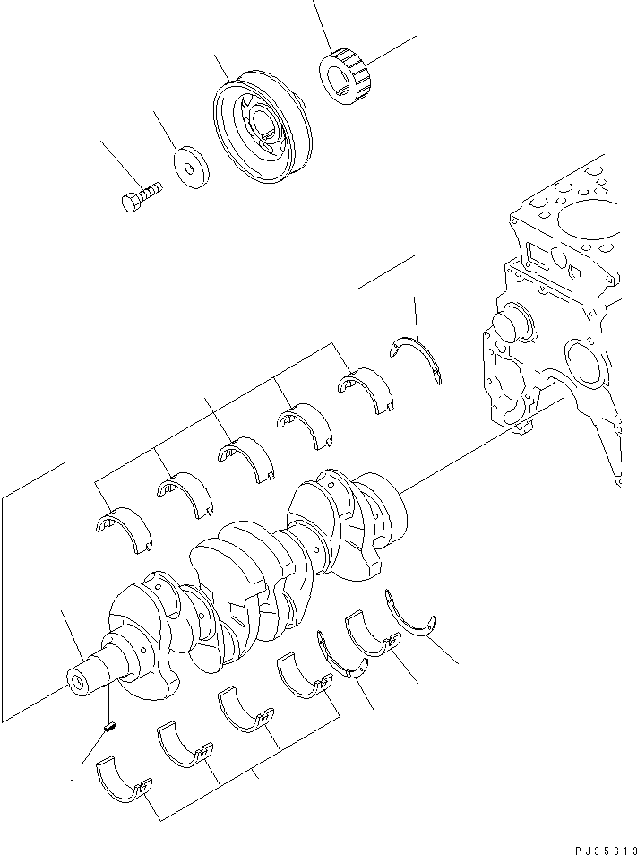 PULLEY,CRANK 6202-33-1450 KOMATSU