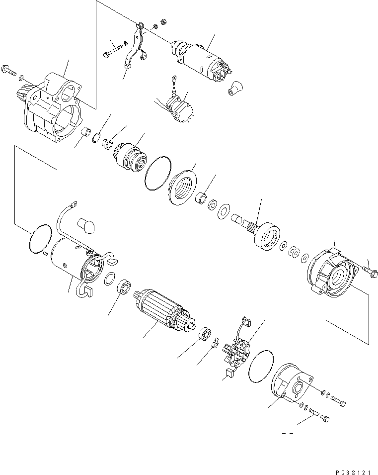 BRUSH ASS'Y KD1-23740-0100 KOMATSU
