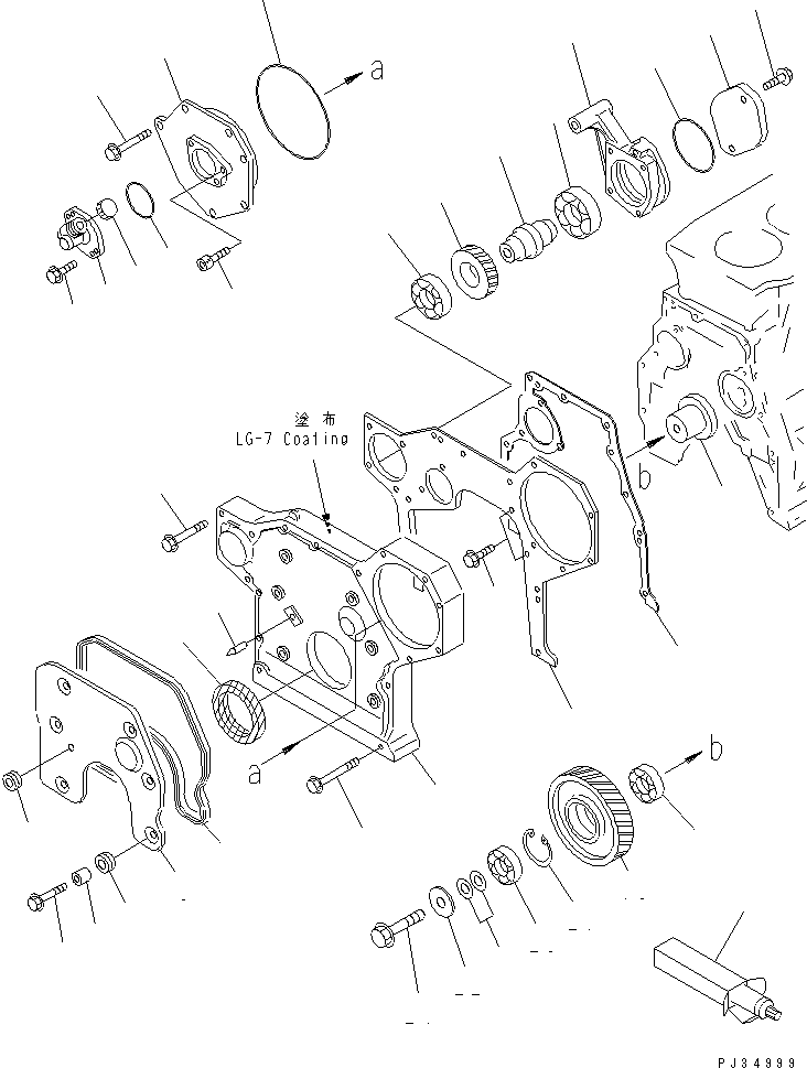 BOX,GEAR \0\6142-82-5111 KOMATSU
