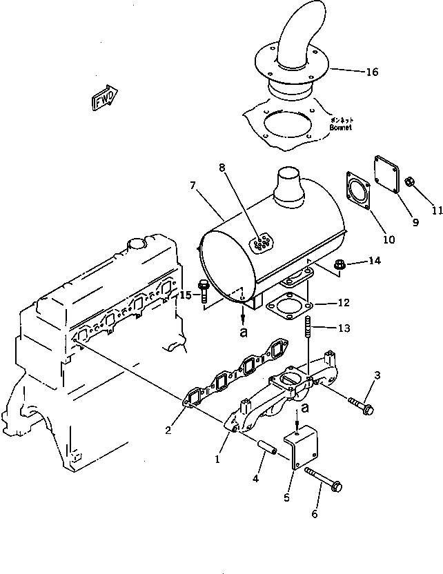 CATALYST 6115-11-5910 KOMATSU