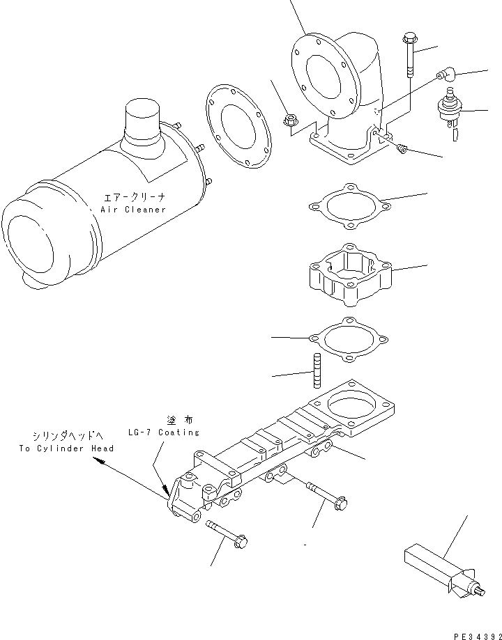 CONNECTOR,AIR 6204-11-4250 KOMATSU