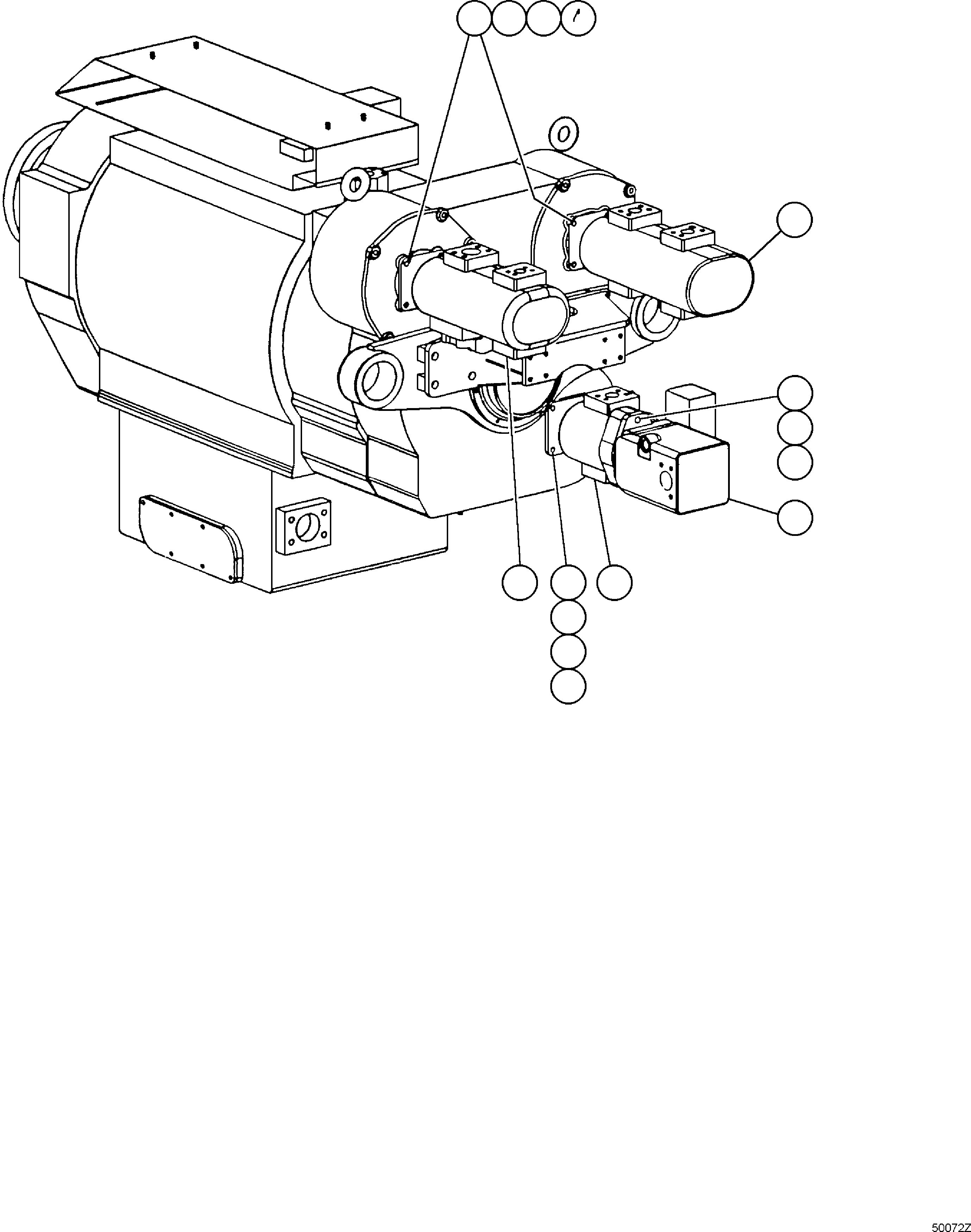 Насос в сборе AHPC3561 KOMATSU