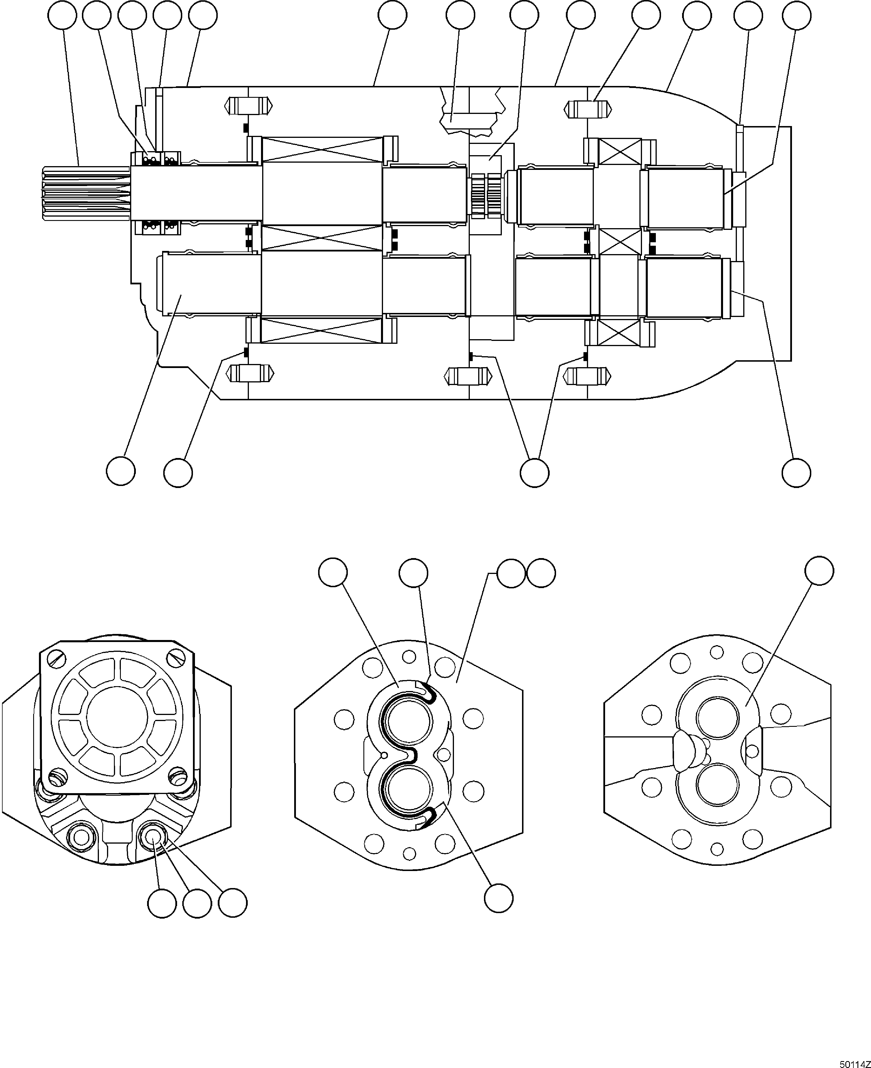 фланец AHBF5215 KOMATSU