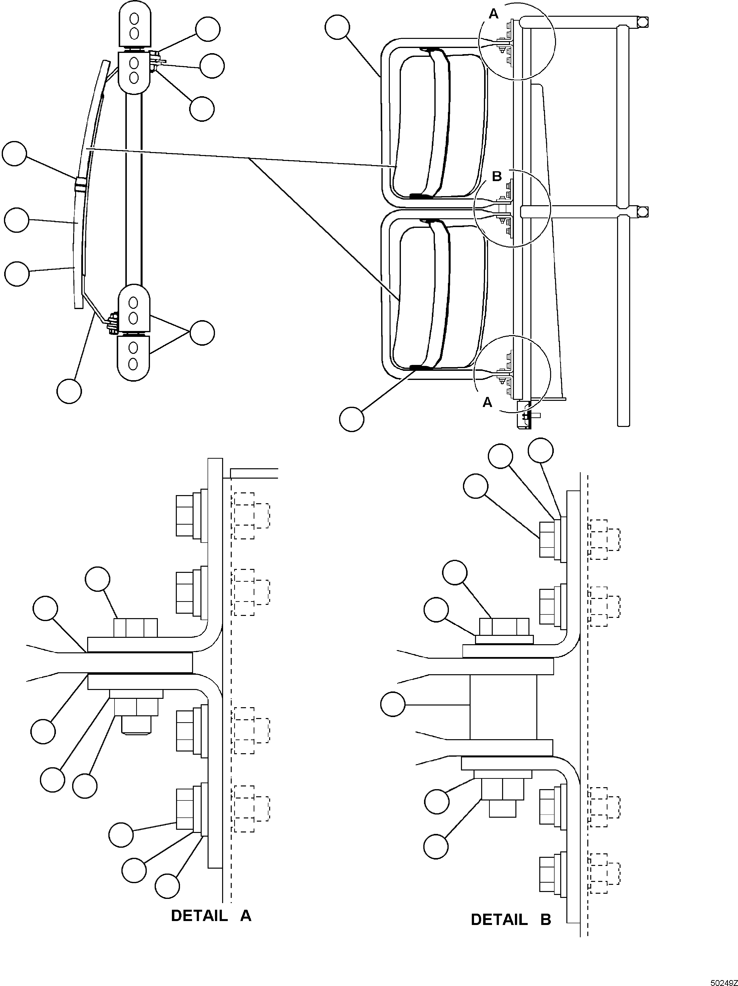 BACK ASSEMBLY VE5448 KOMATSU