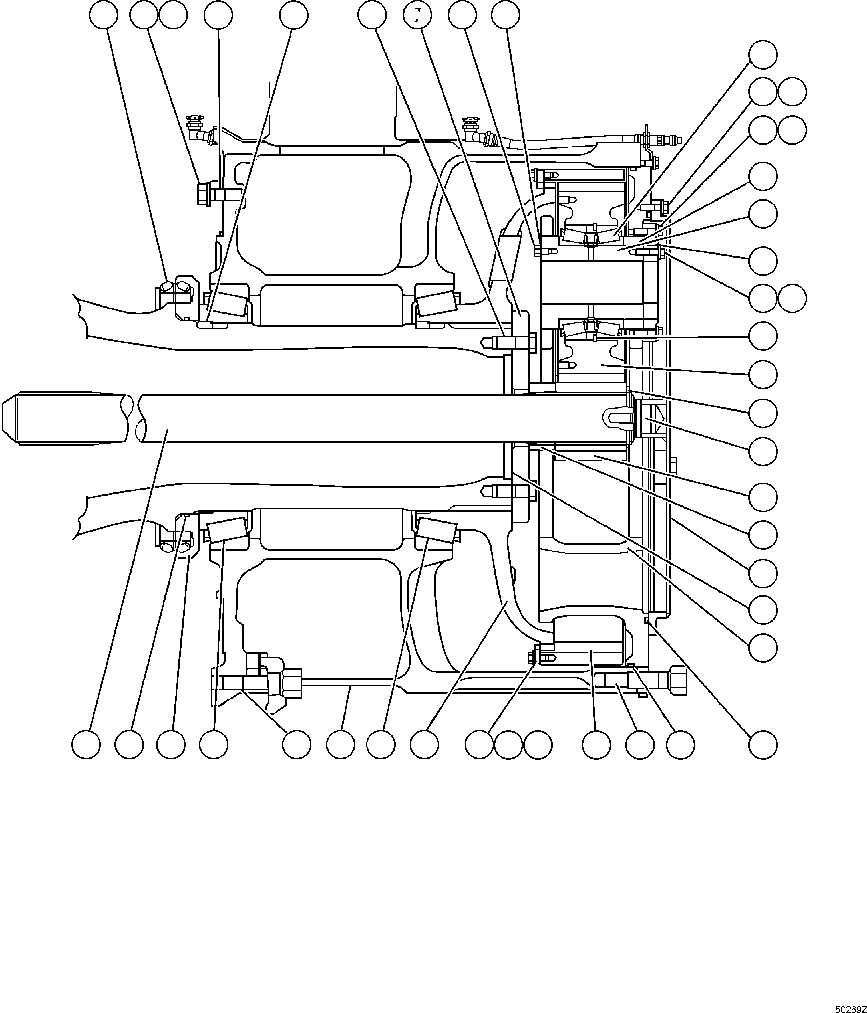 Бортовой редуктор в сборе (562-22-32002) KOMATSU