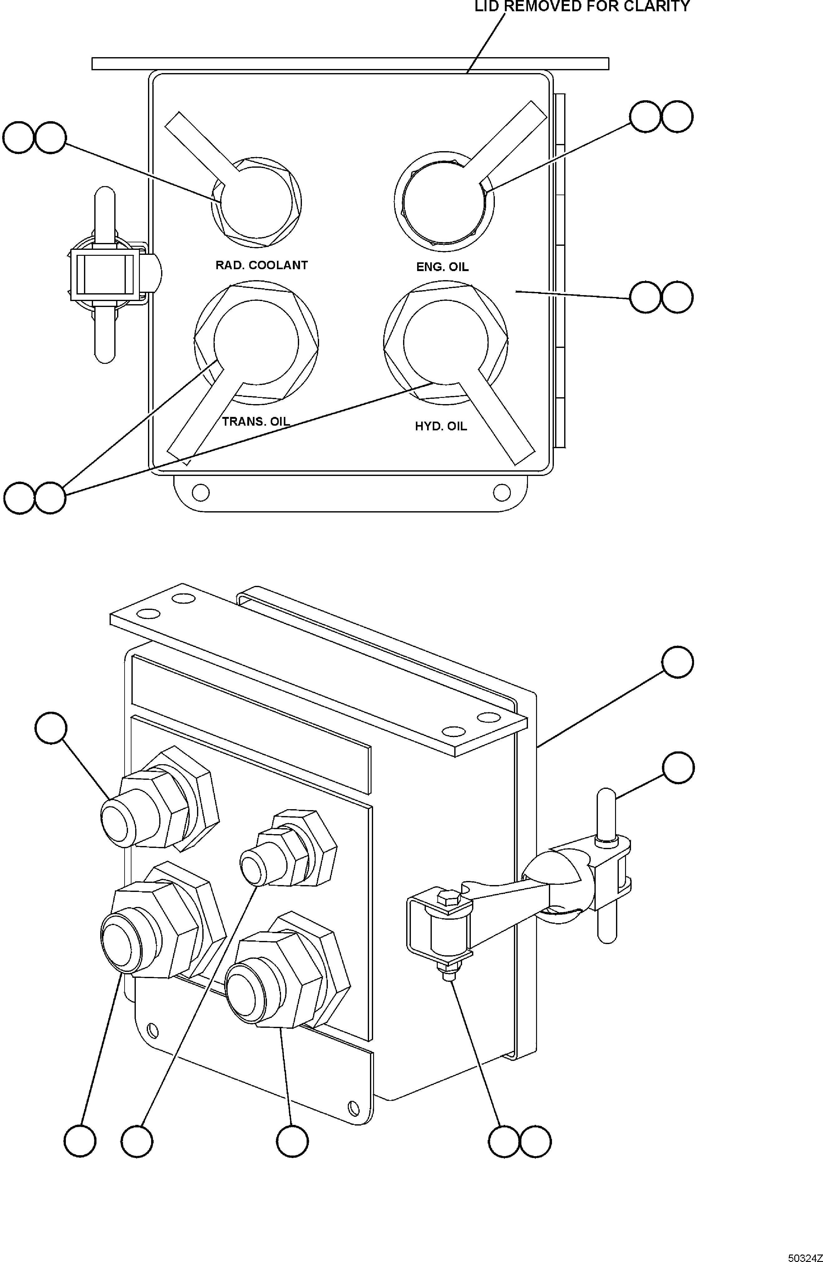 Наклейка TM2379 KOMATSU