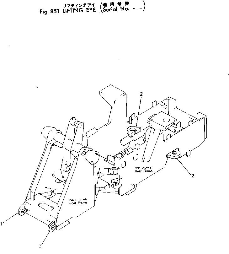 LIFTING EYE KIT 385-10196171 KOMATSU