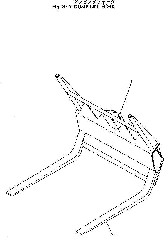 FORK 385-10203541 KOMATSU