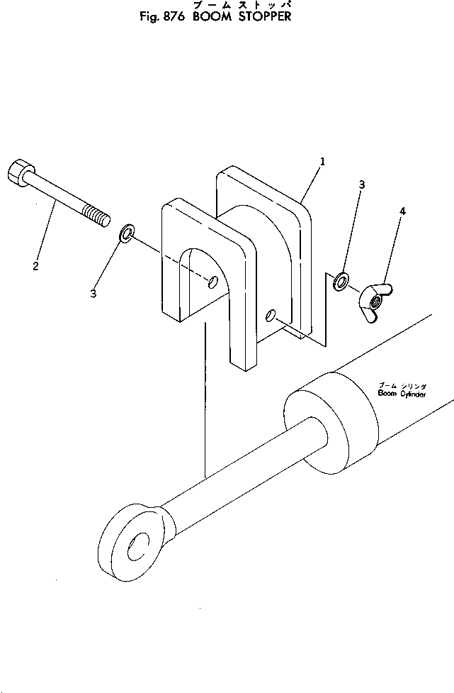 STOPPER,BOOM 385-10157871 KOMATSU