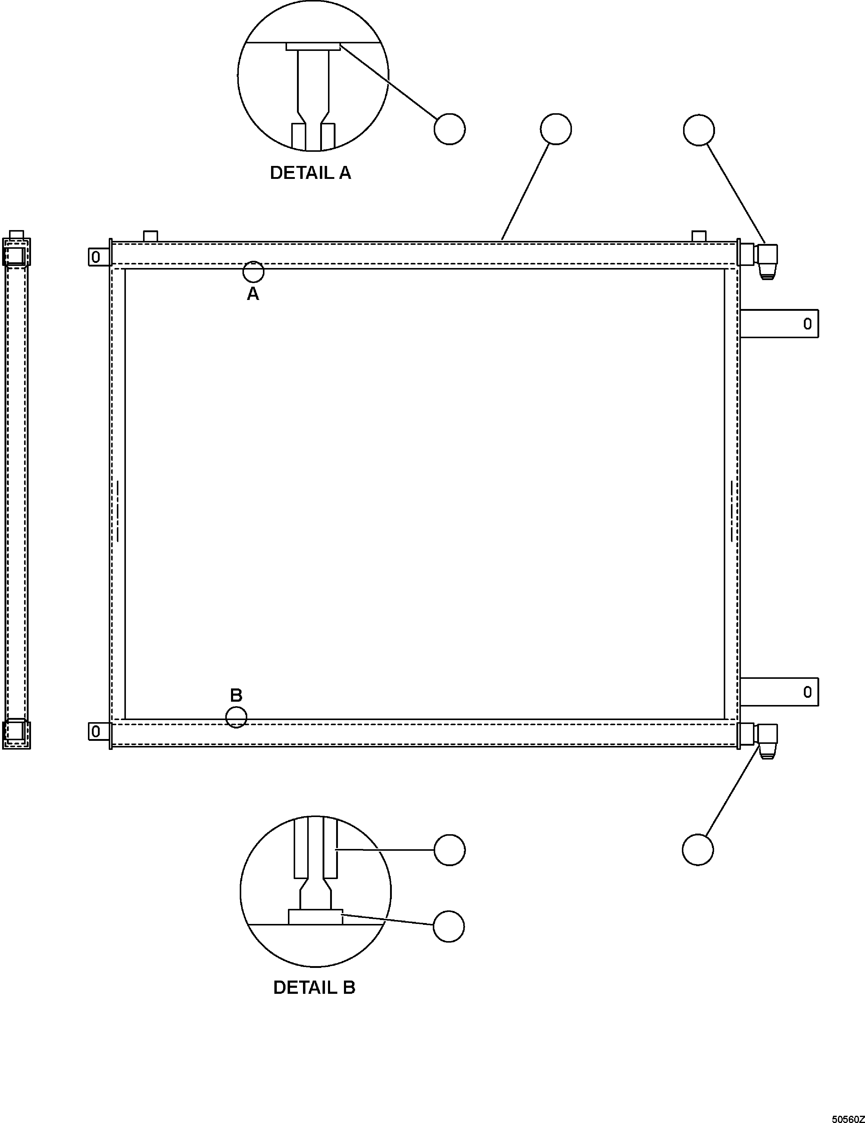 FUEL COOLER ASSEMBLY (SEE INDEX) BF5070 KOMATSU