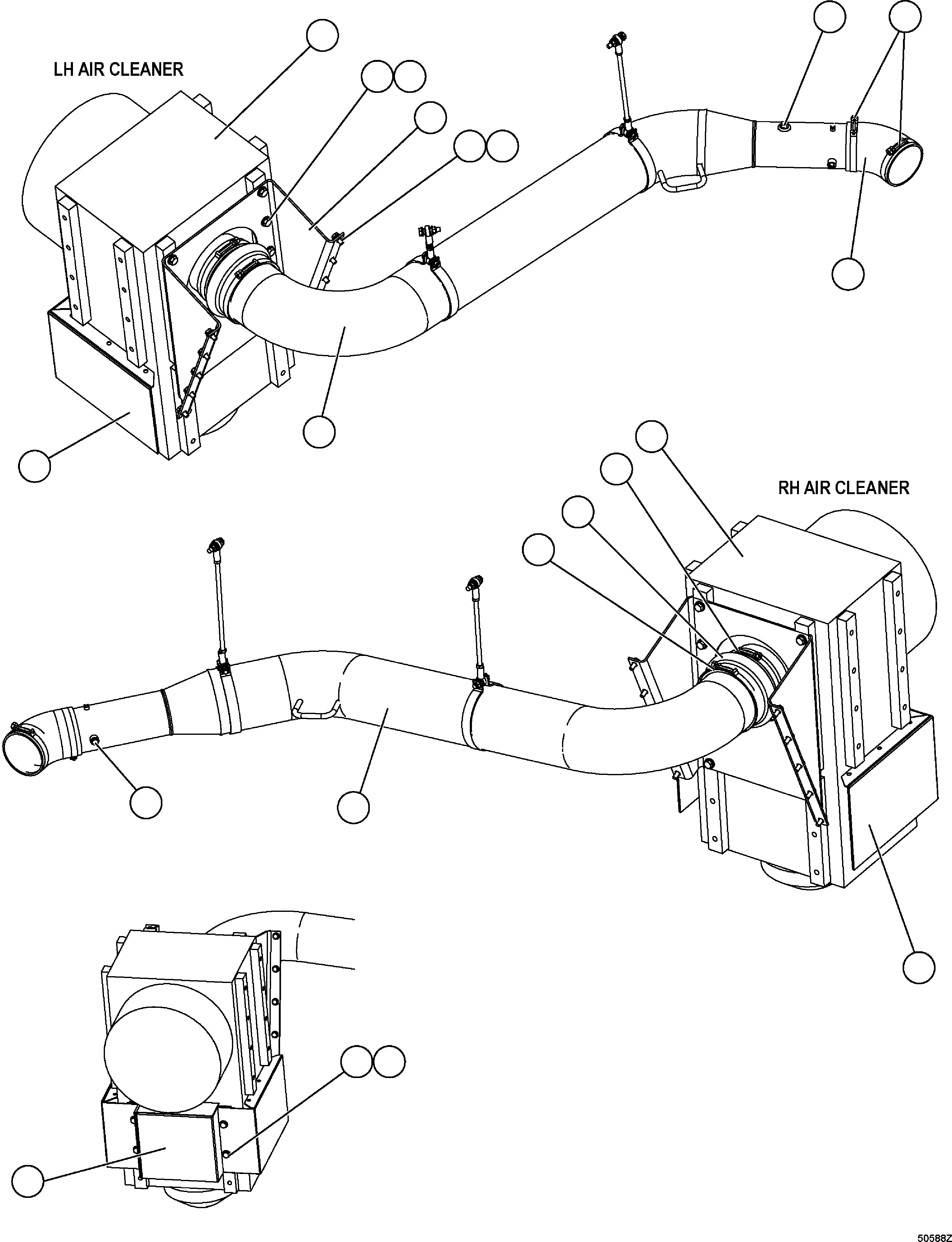 BRACKET, AIR CLEANER MOUNTING EF9693 KOMATSU