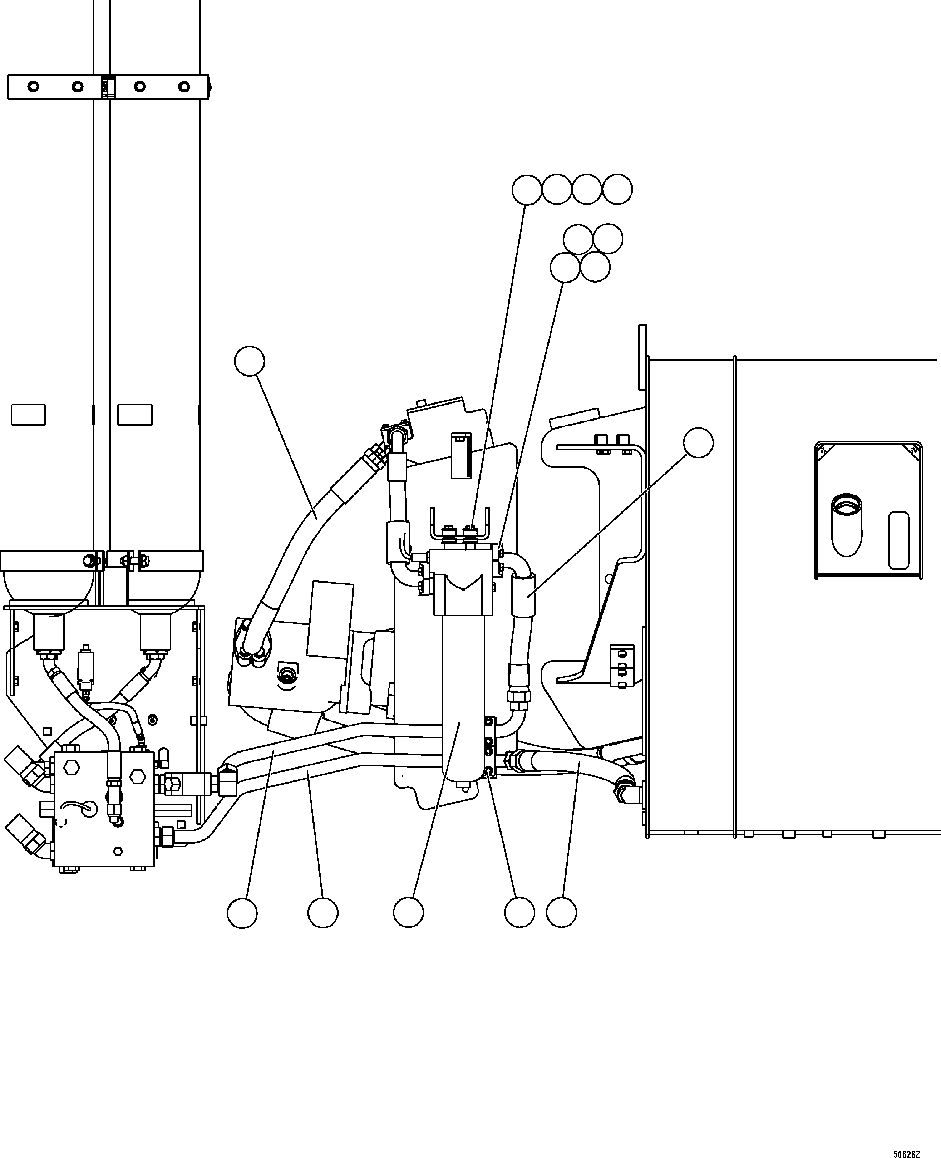 WASHER, TAIL PC2058 KOMATSU