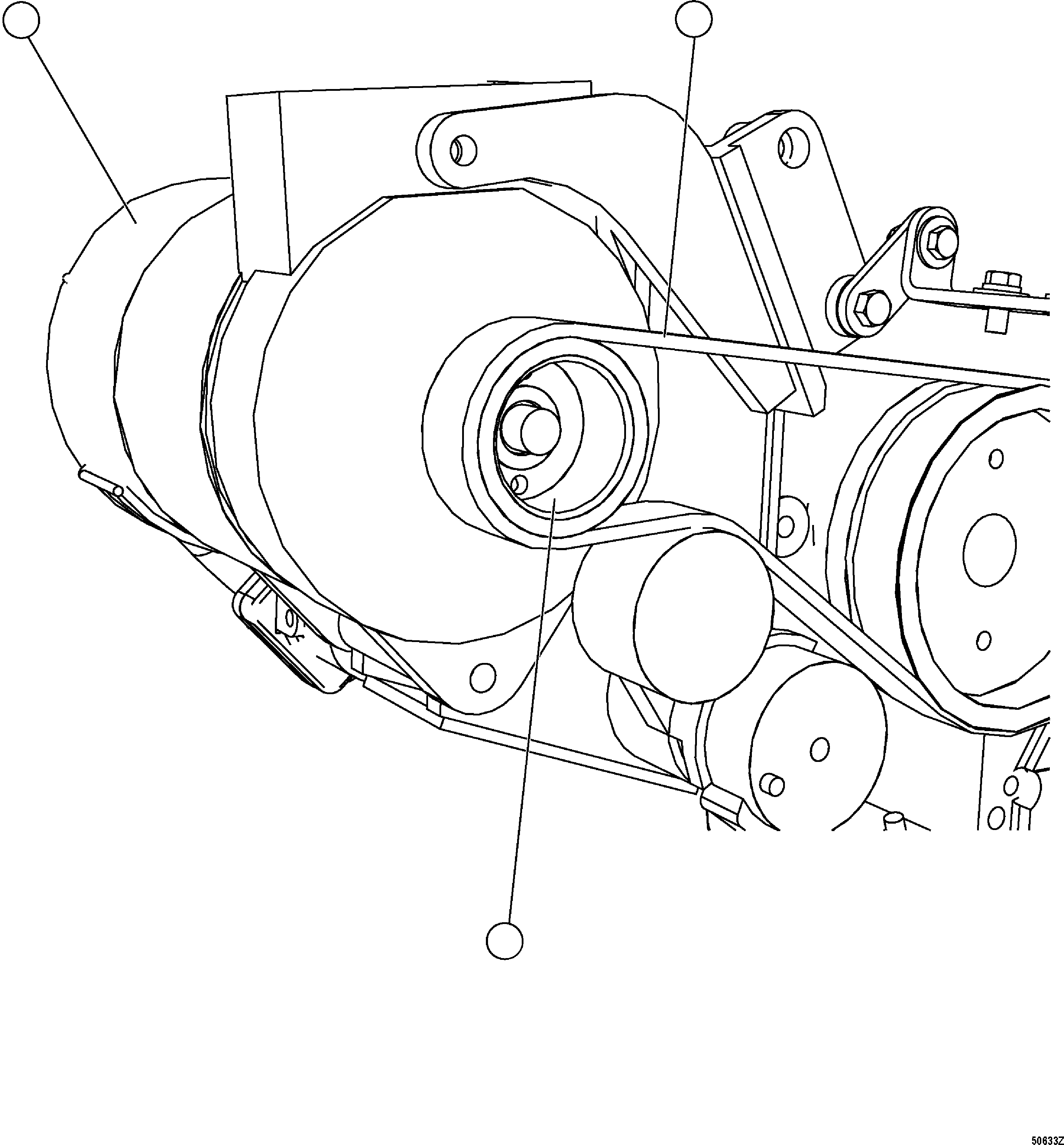 BELT, ALTERNATOR DRIVE XA4081 KOMATSU