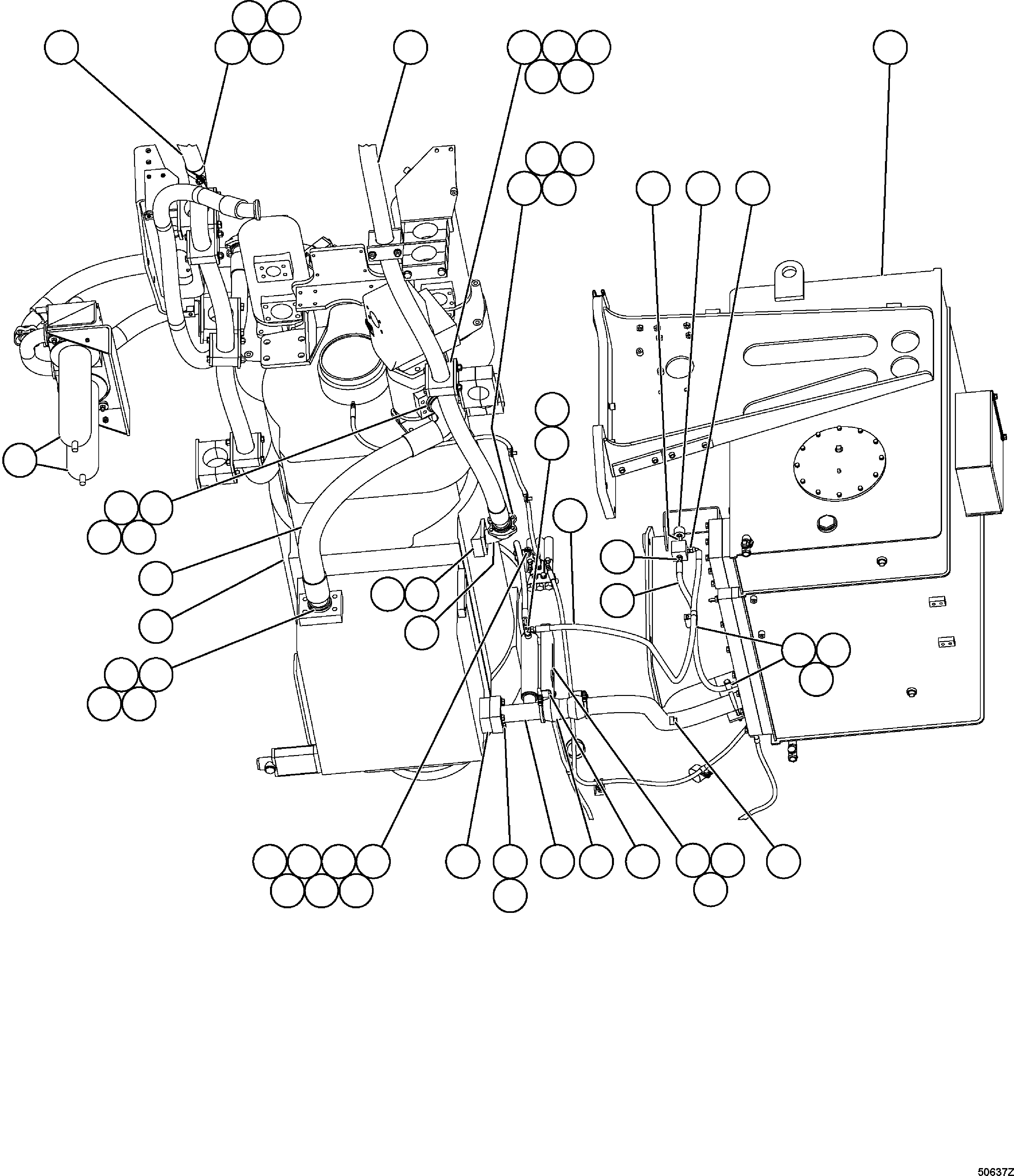 уплотнительное кольцо круглого сечения WB1011 KOMATSU