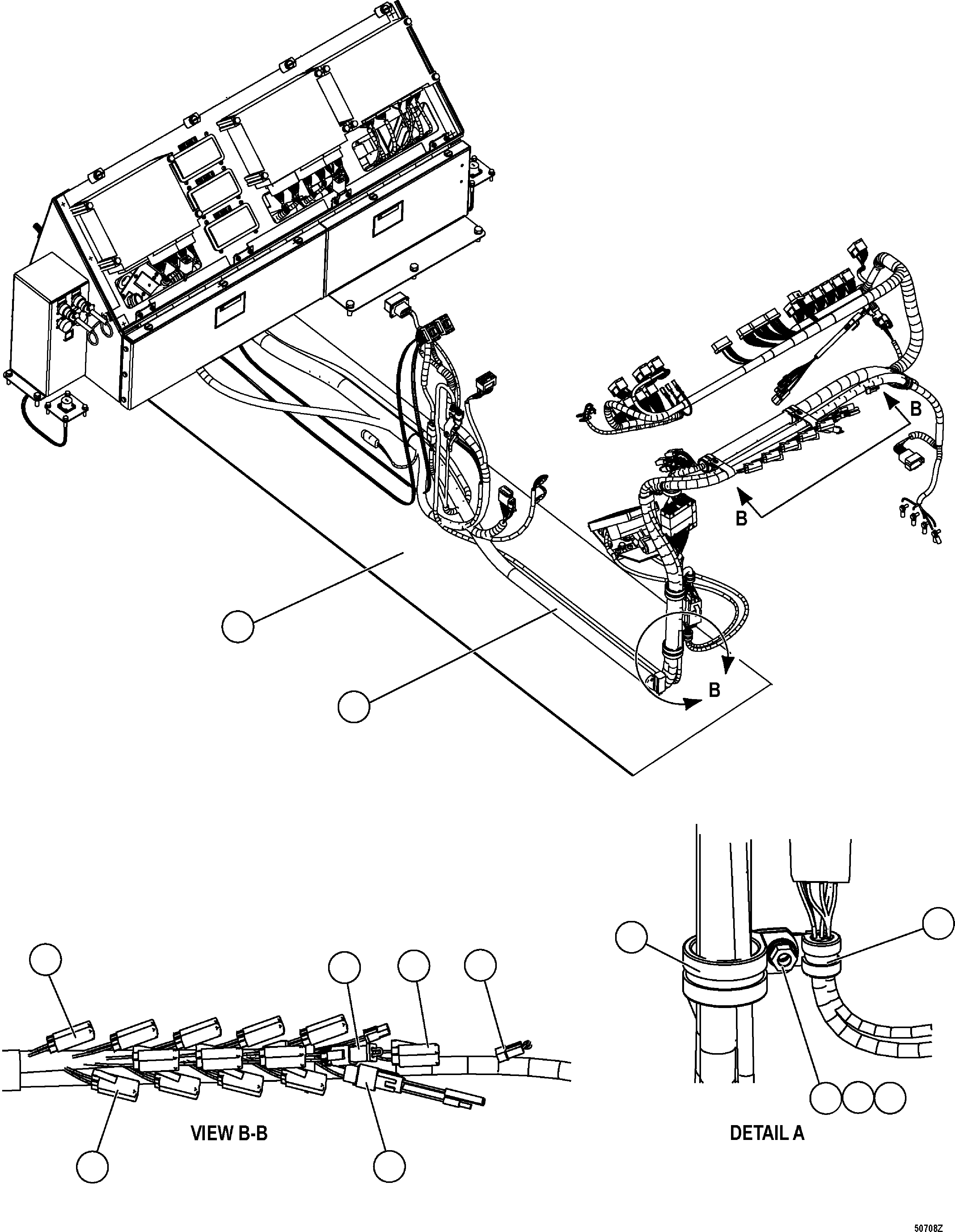HARNESS, CAB EM0638 KOMATSU