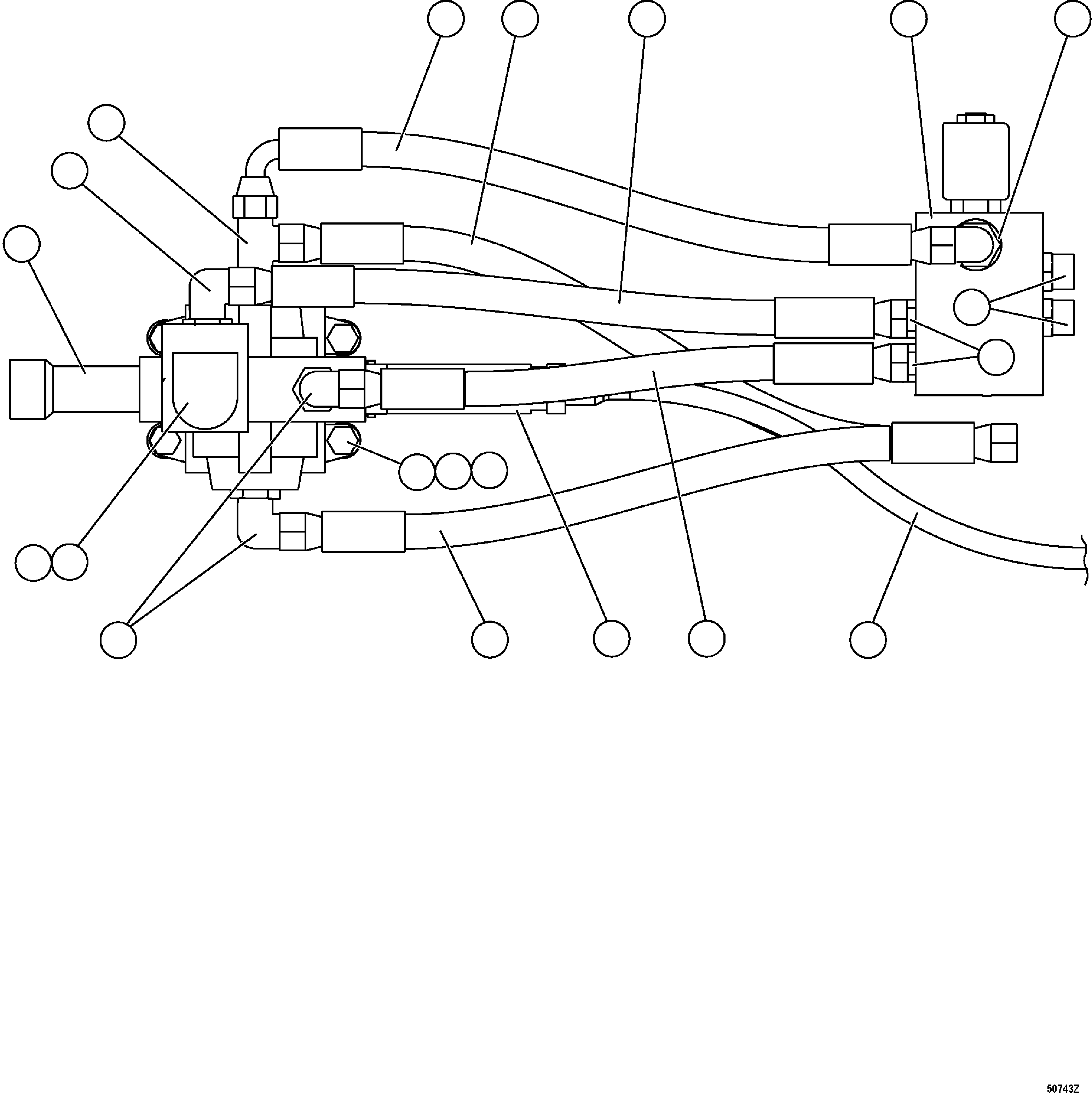 Шланг HA5992 KOMATSU