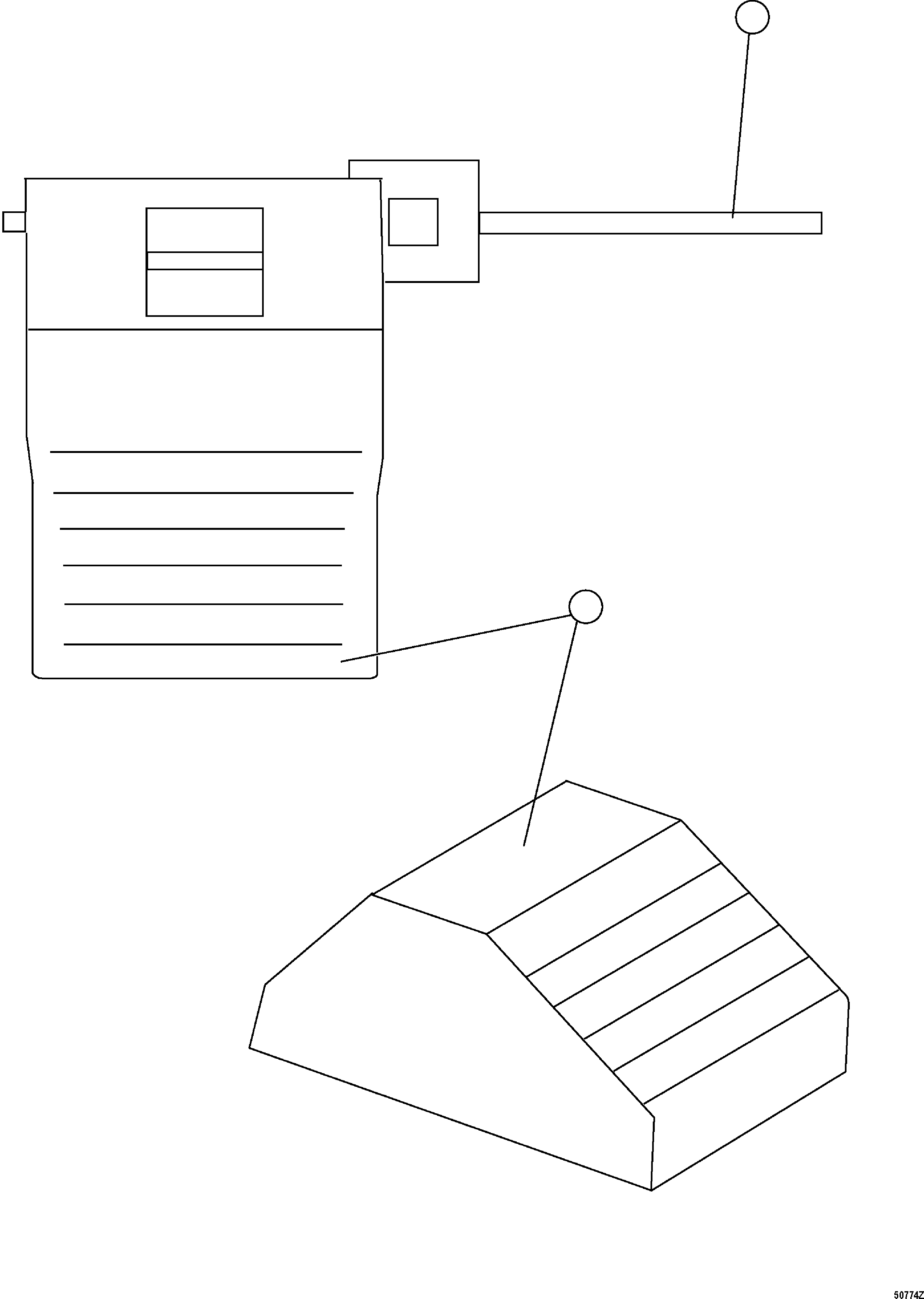 BRACKET, VEHICLE MOUNTING (1) PB8529 KOMATSU