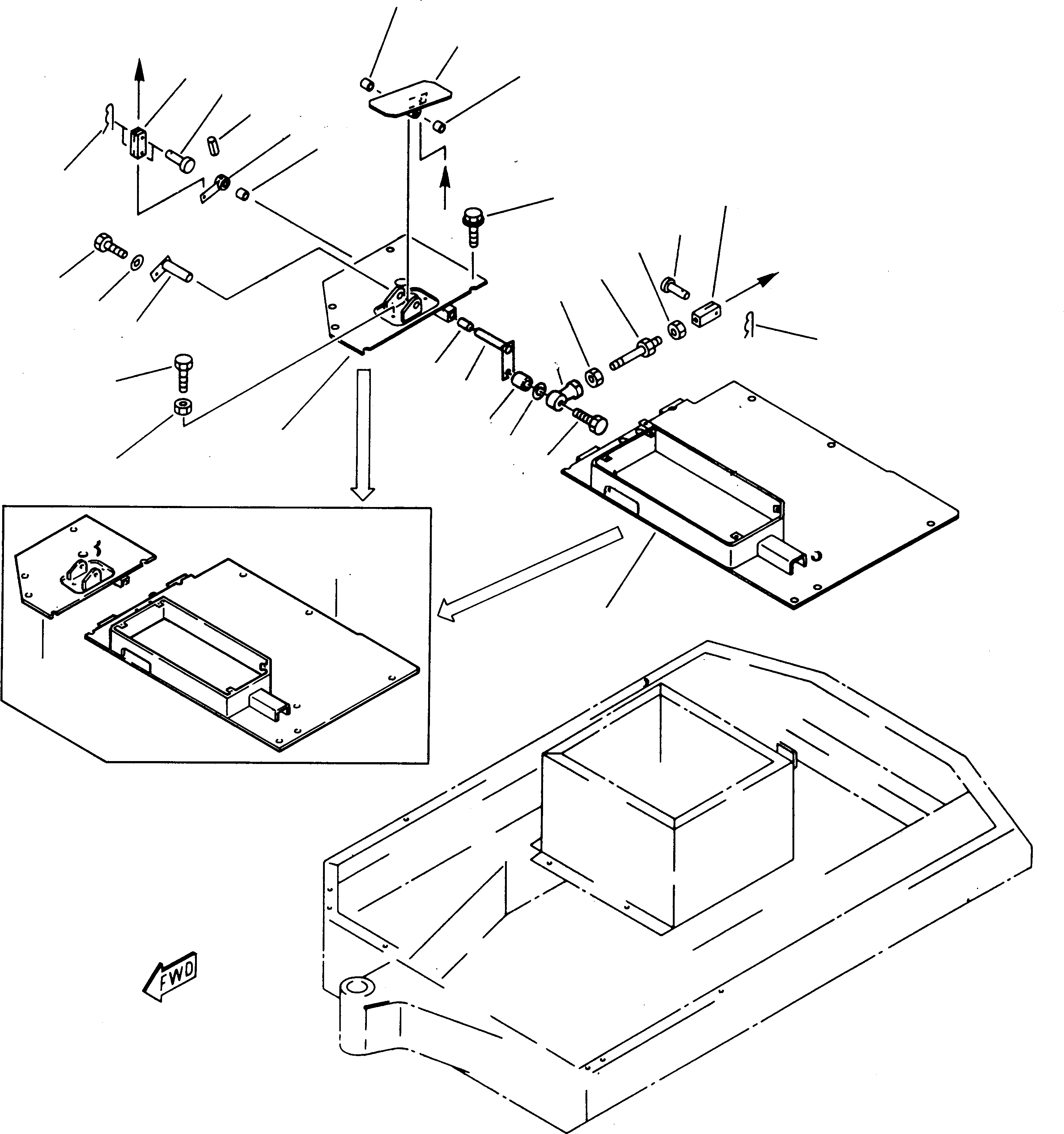 Палец 200329051 KOMATSU
