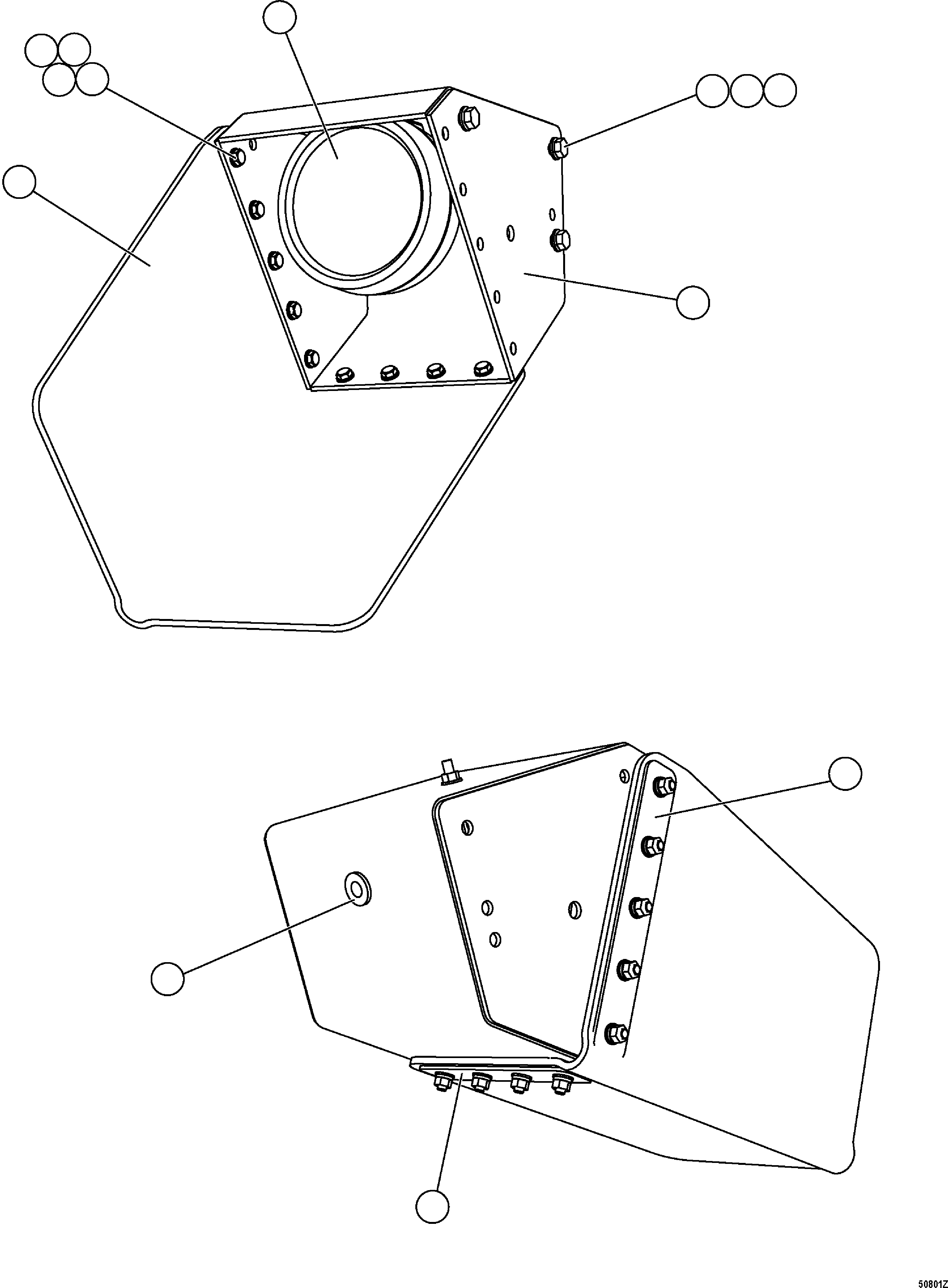 SUPPORT, FLAP EG3258 KOMATSU
