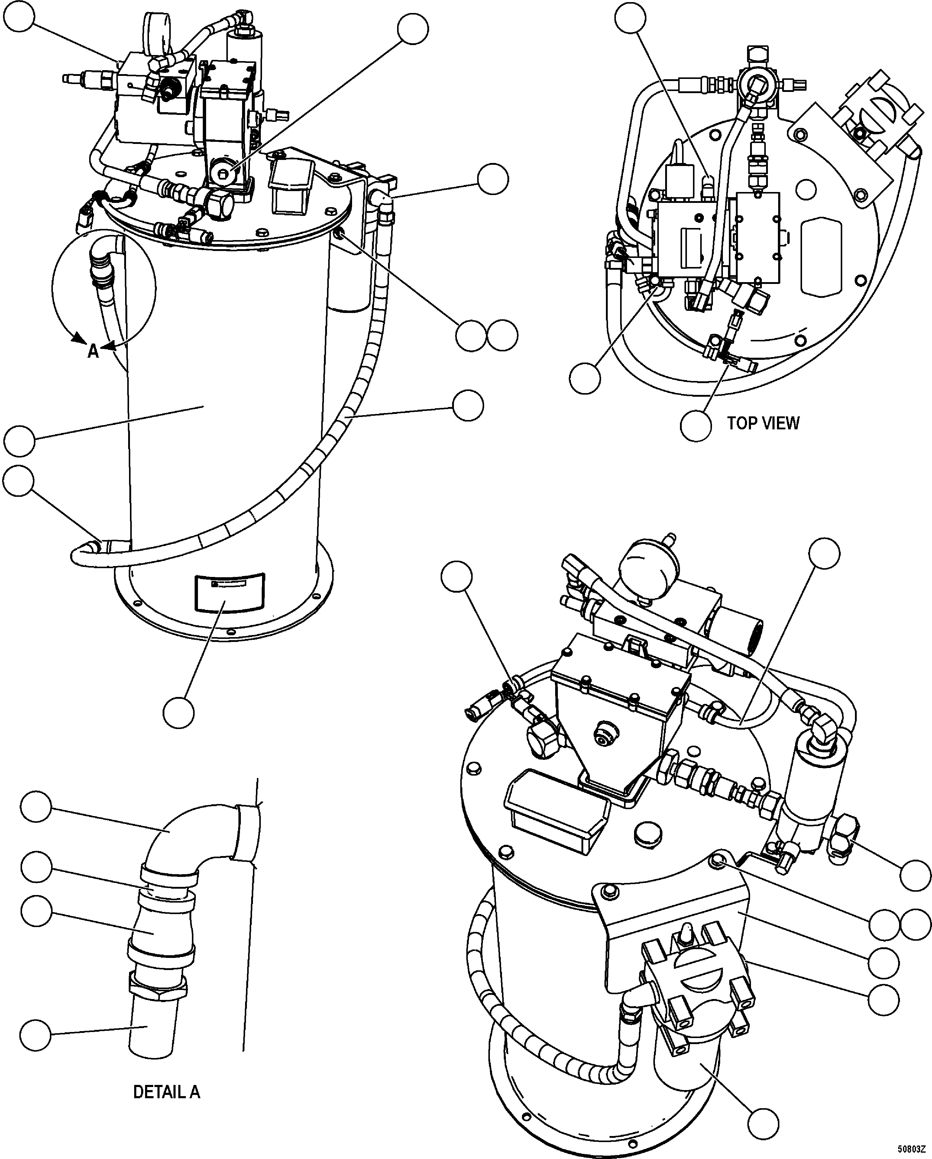 HARNESS, AUTOMATIC LUBRICATION EM3019 KOMATSU