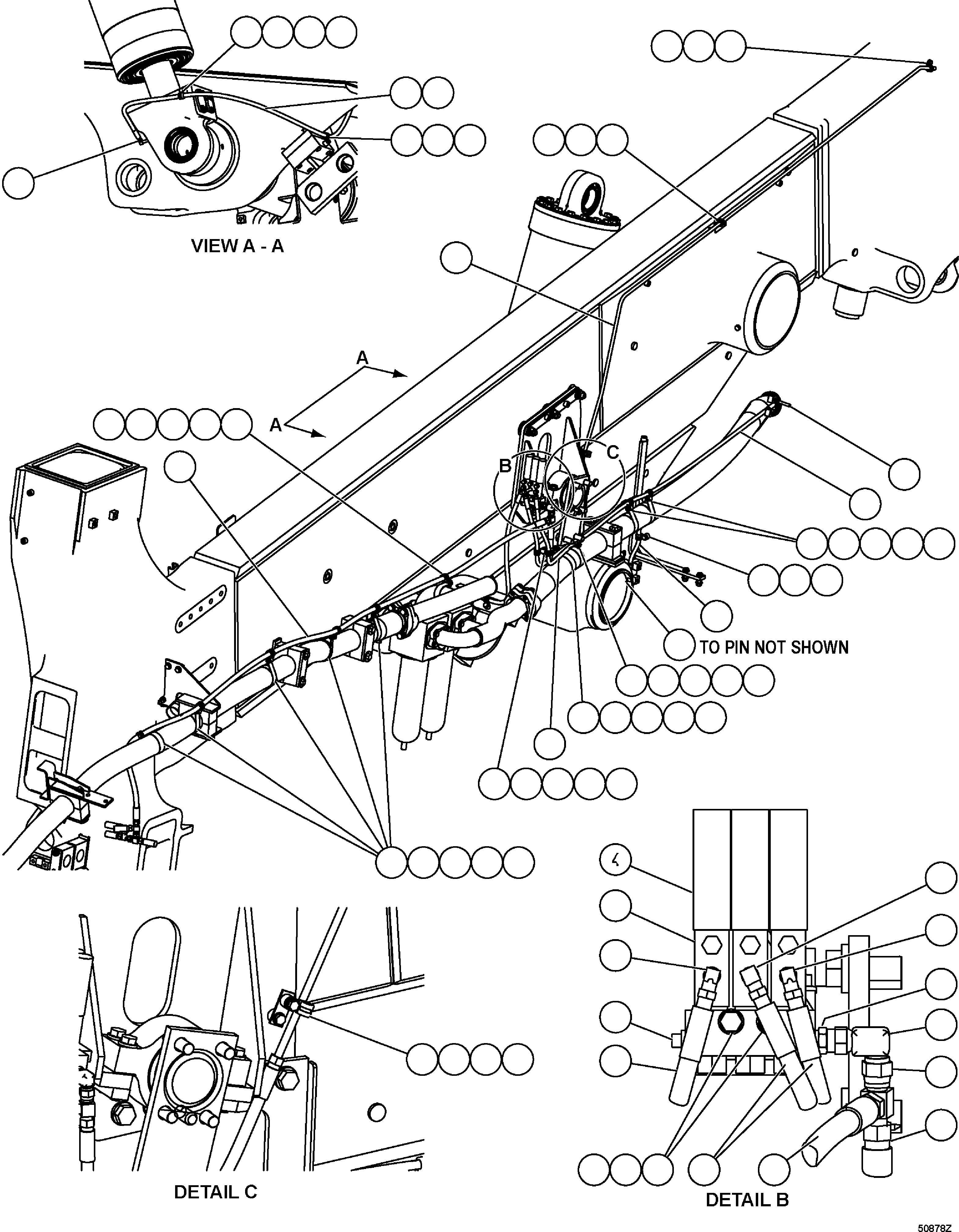 Трубка EF8266 KOMATSU