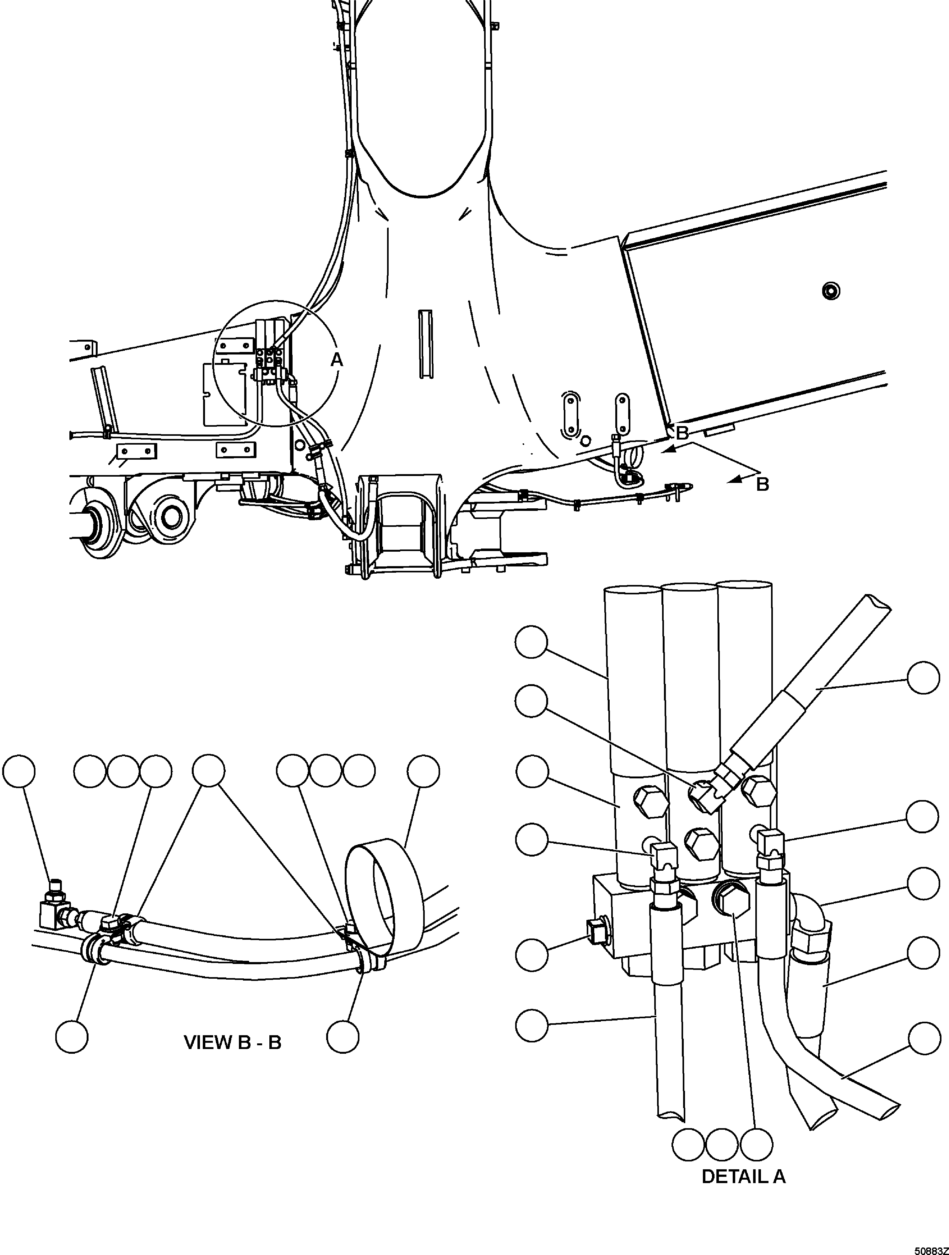 Шланг HA6167 KOMATSU