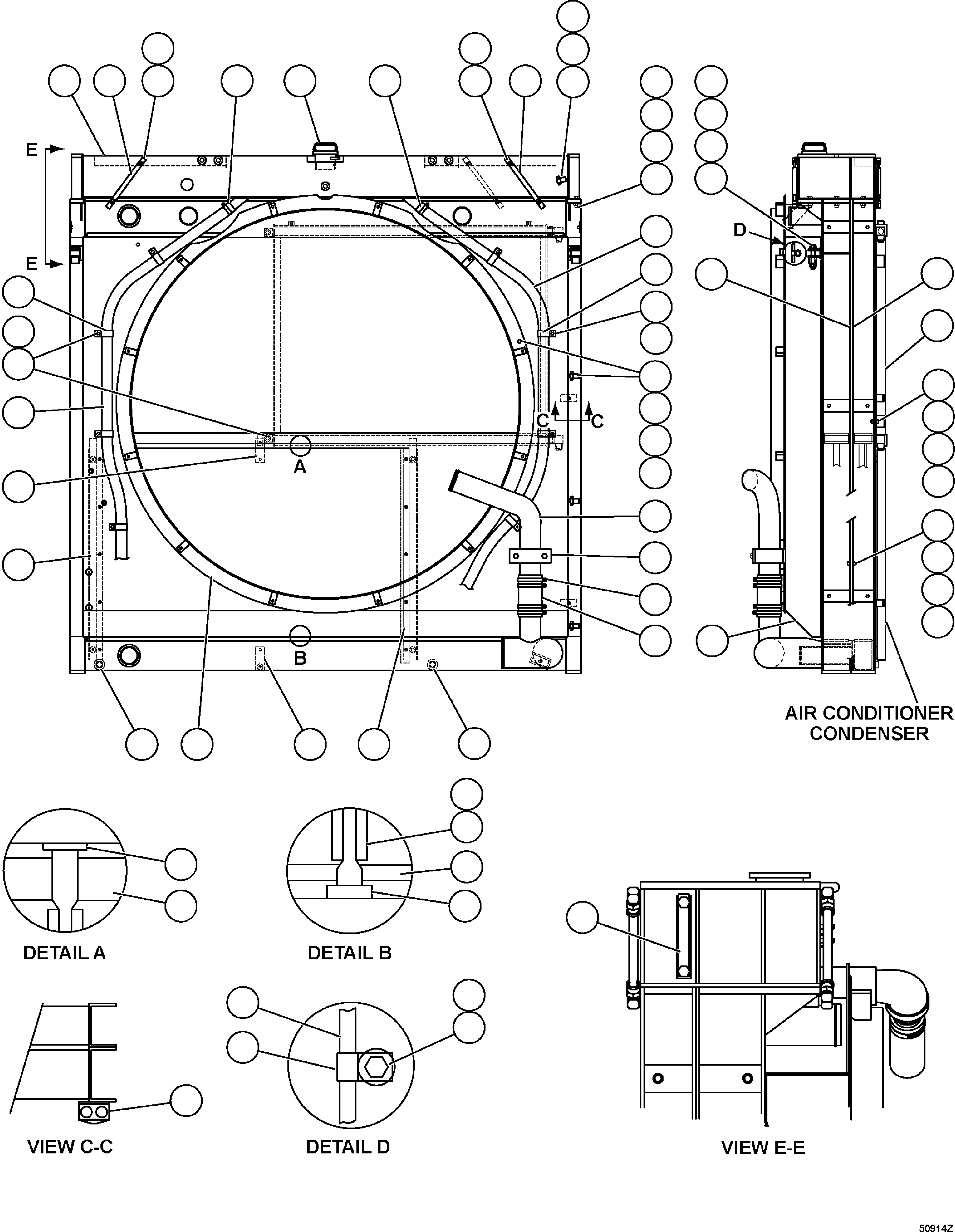 RADIATOR (SEE INDEX) PC1883 KOMATSU