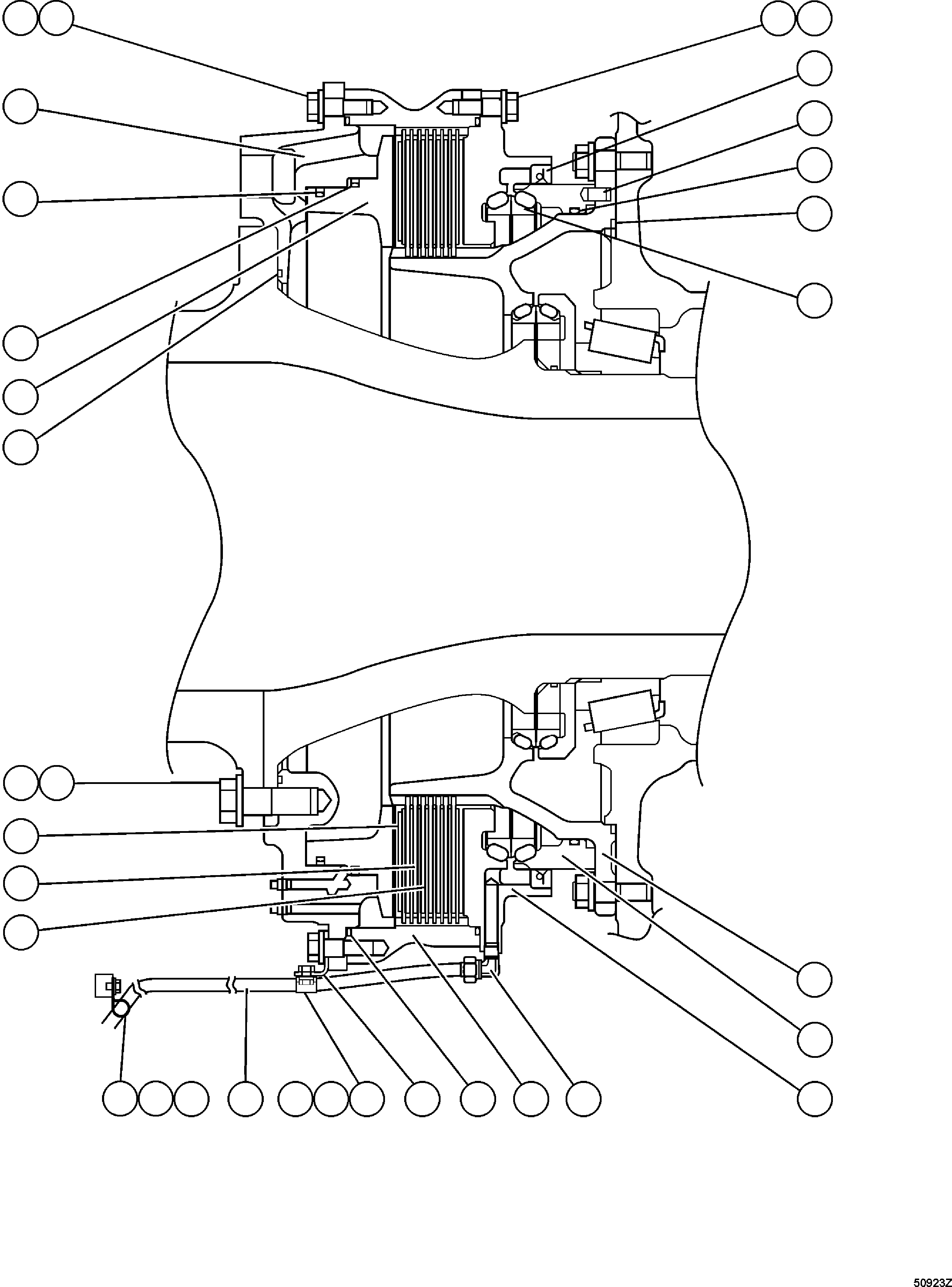 NOTE: (1) INCLUDED IN AK5530 SEAL KIT. AK5530 KOMATSU