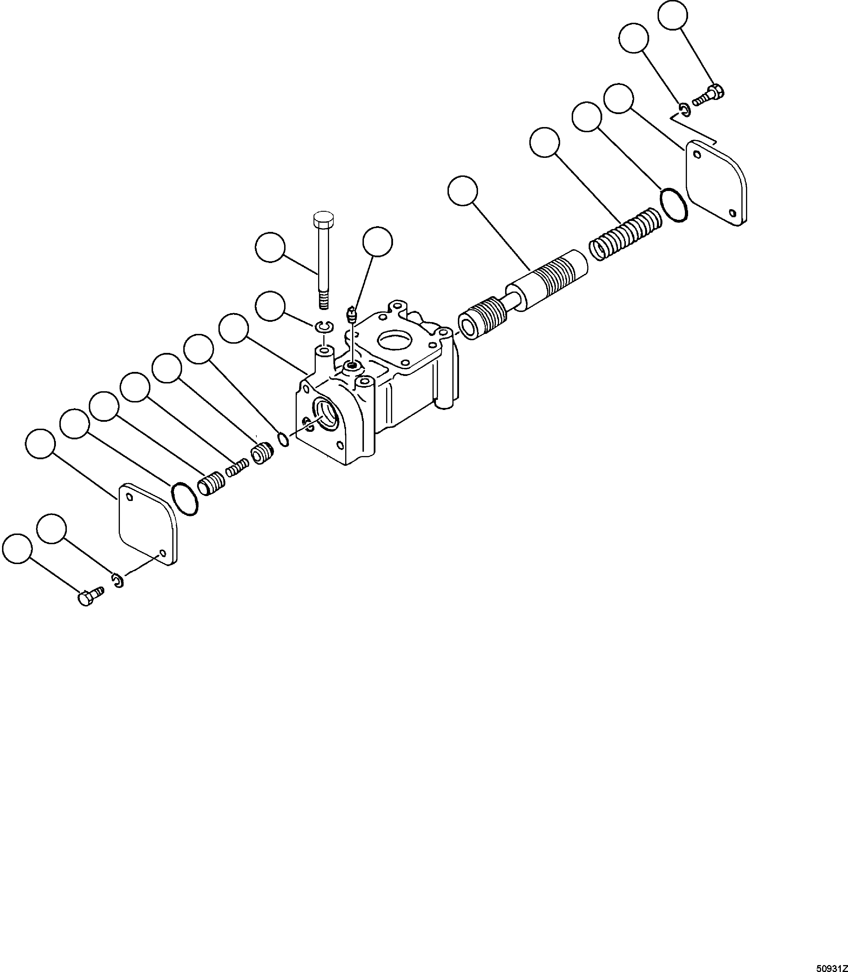 VALVE SERVICE KIT (562-13-05080) KOMATSU
