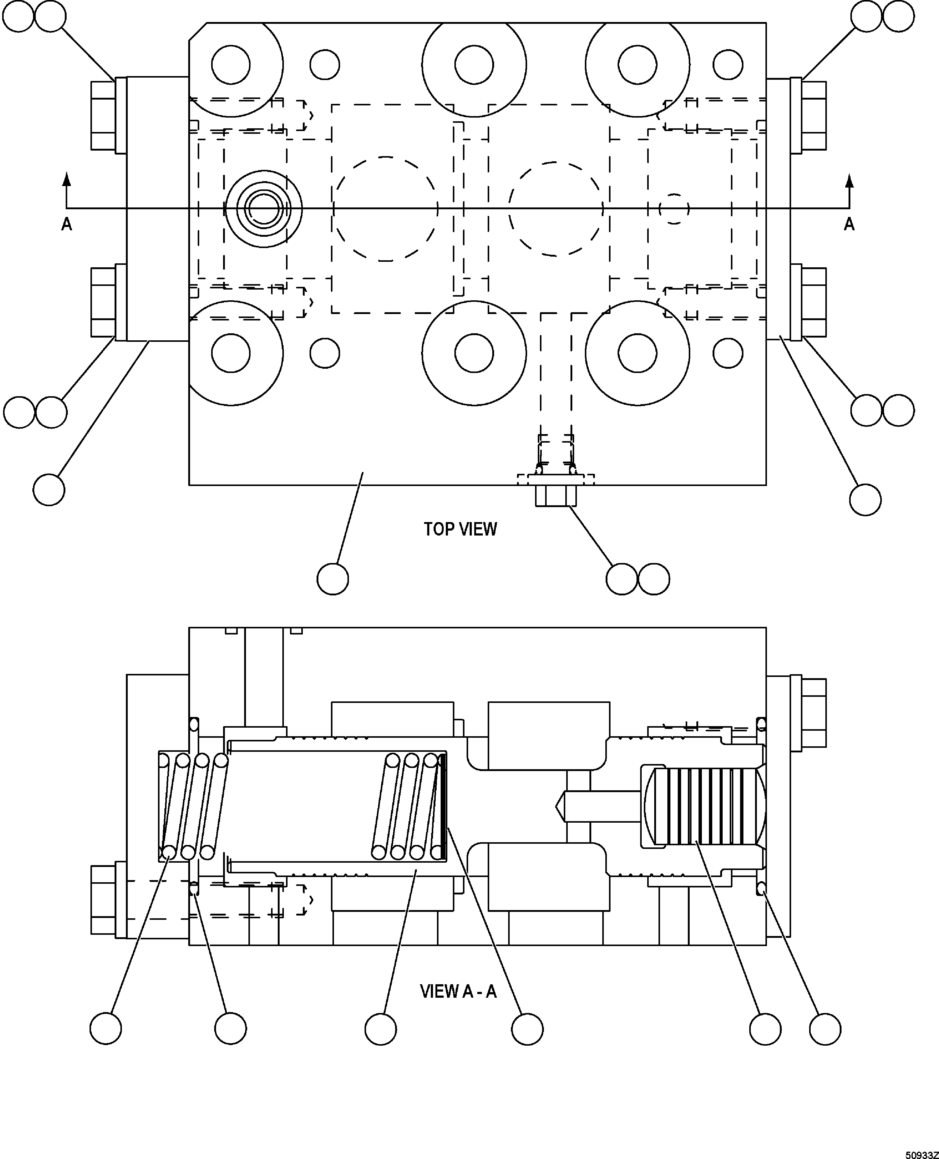 Корпус клапана 562-13-56110 KOMATSU