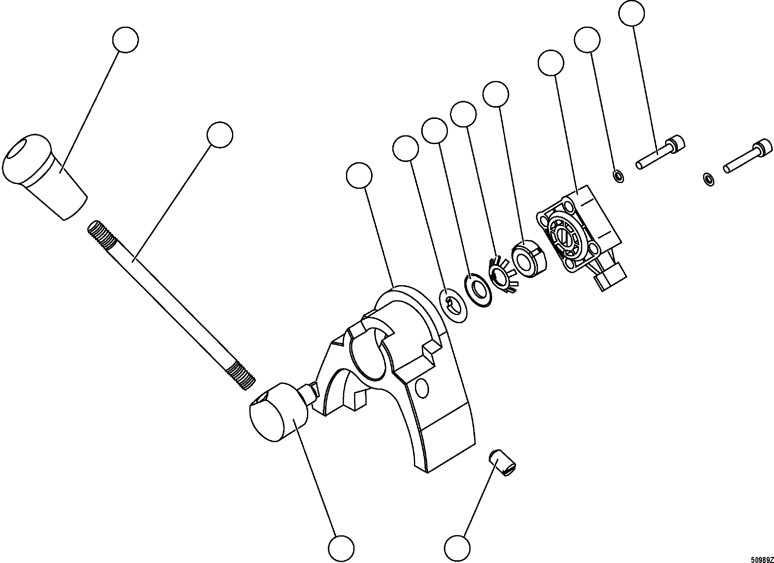 RETARDER LEVER ASSEMBLY (SEE INDEX) EK9211 KOMATSU