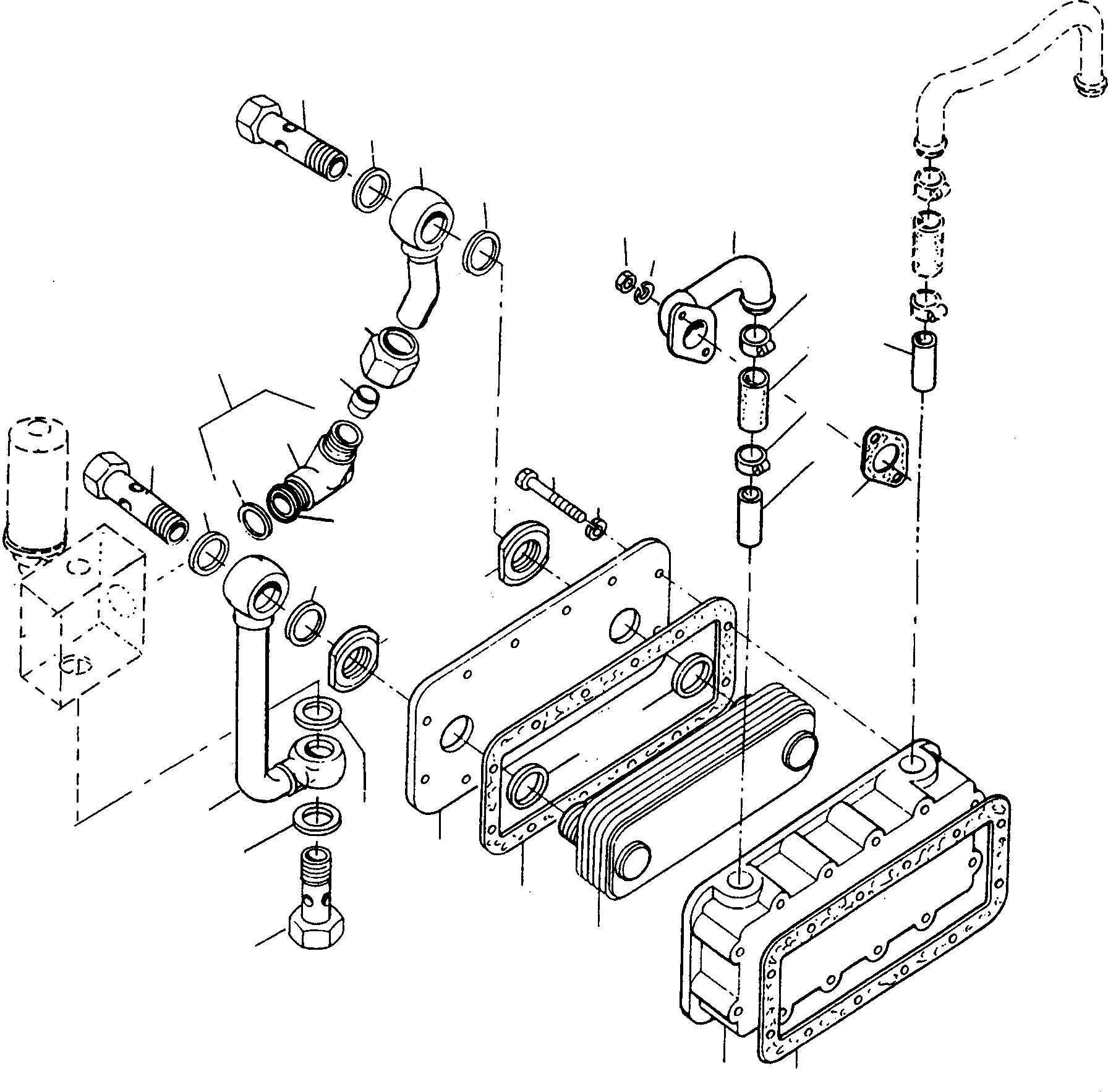 Труба 3079565M1 KOMATSU