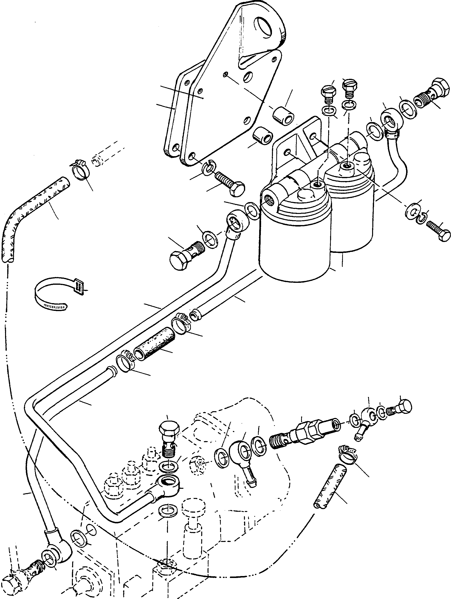 FUEL LINE 2992433M91 KOMATSU