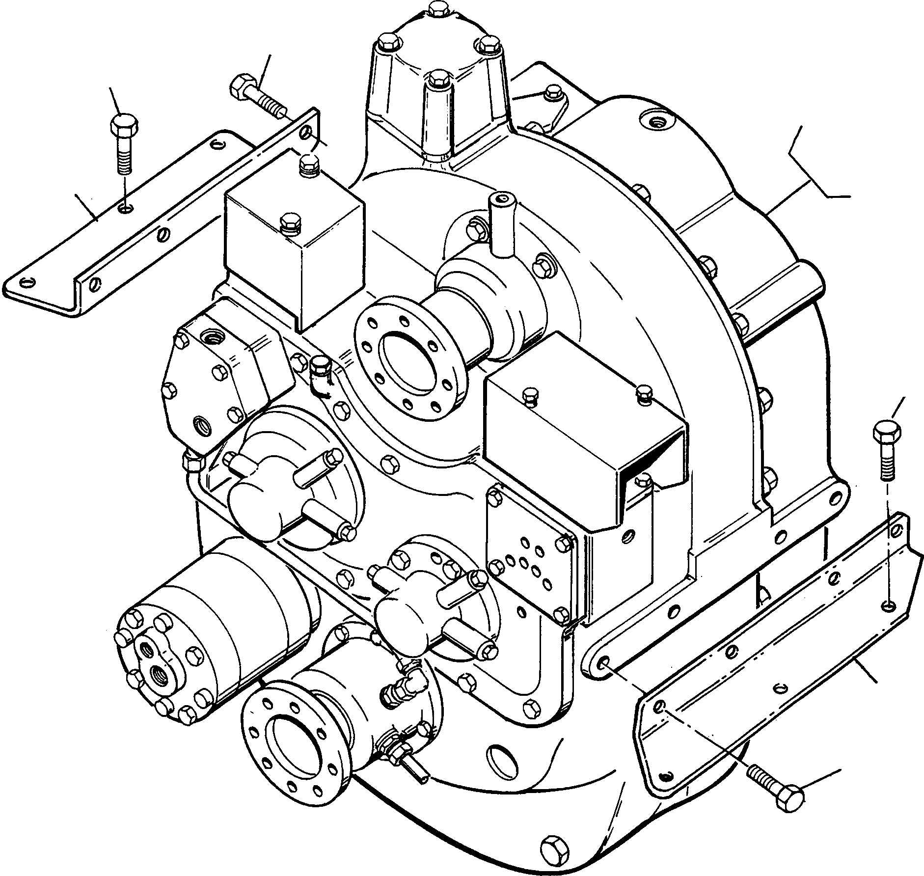 Уголок 4210099M1 KOMATSU