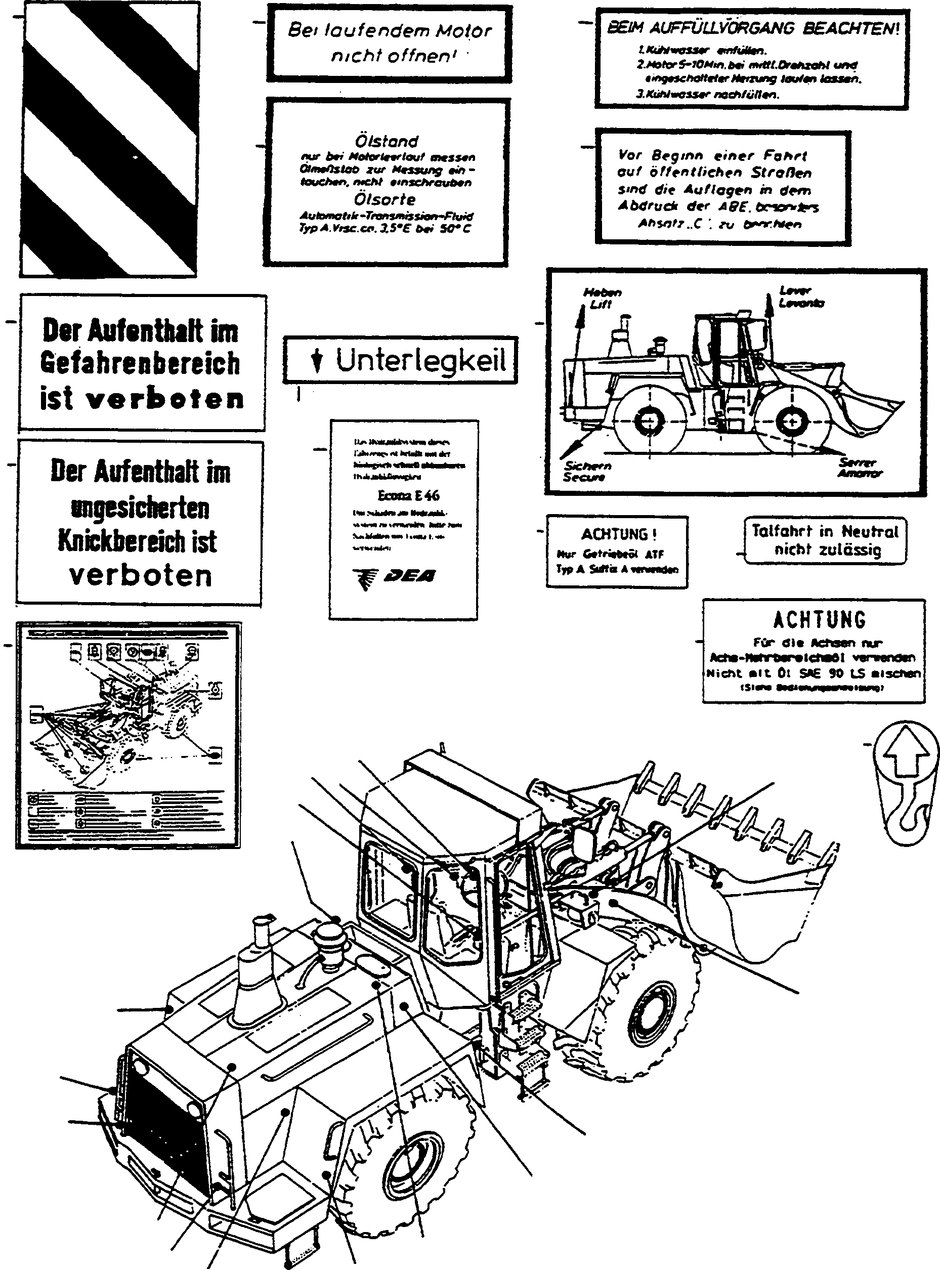 Предупреждающая табличка 3079796M1 KOMATSU