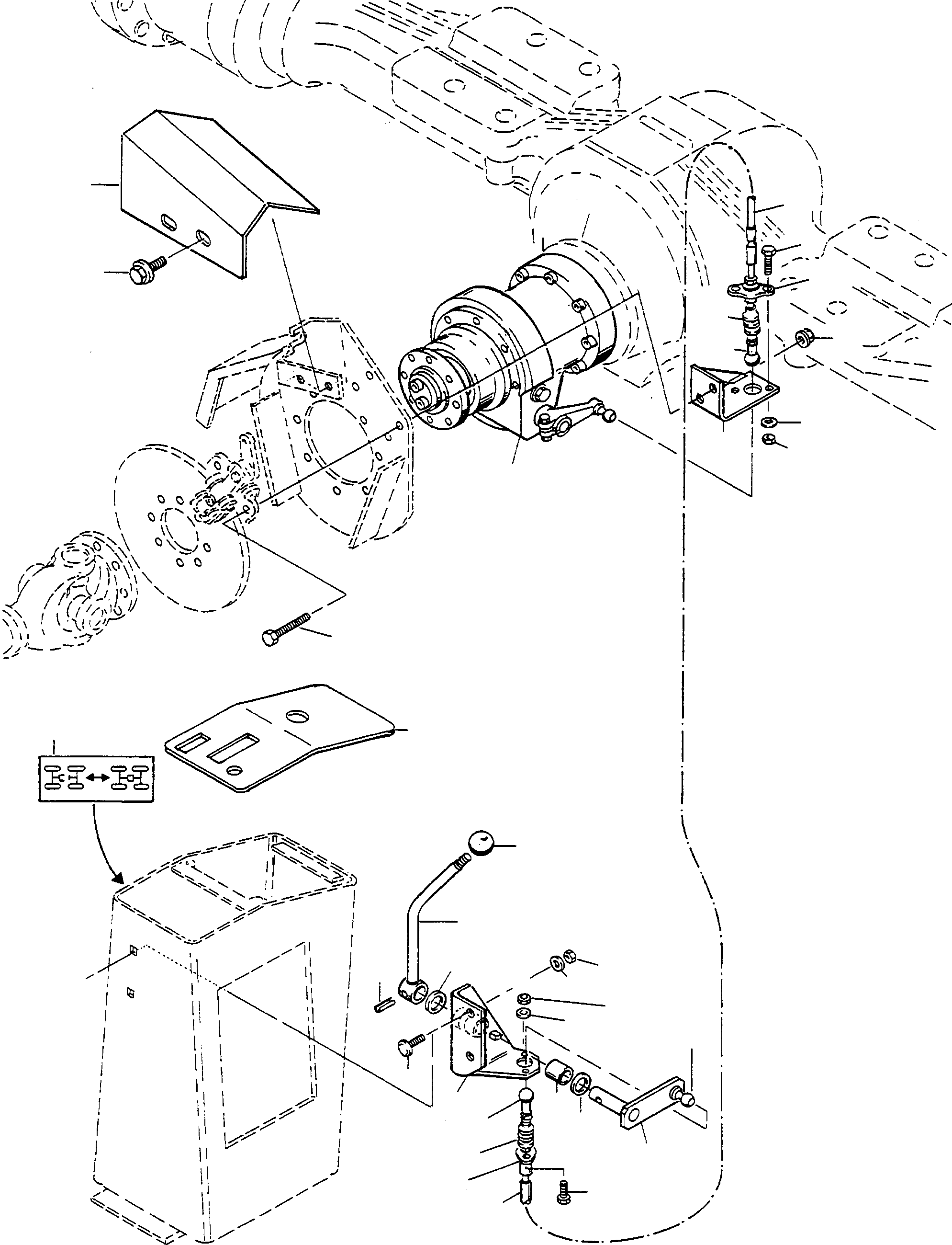 Фланец 3230243M1 KOMATSU