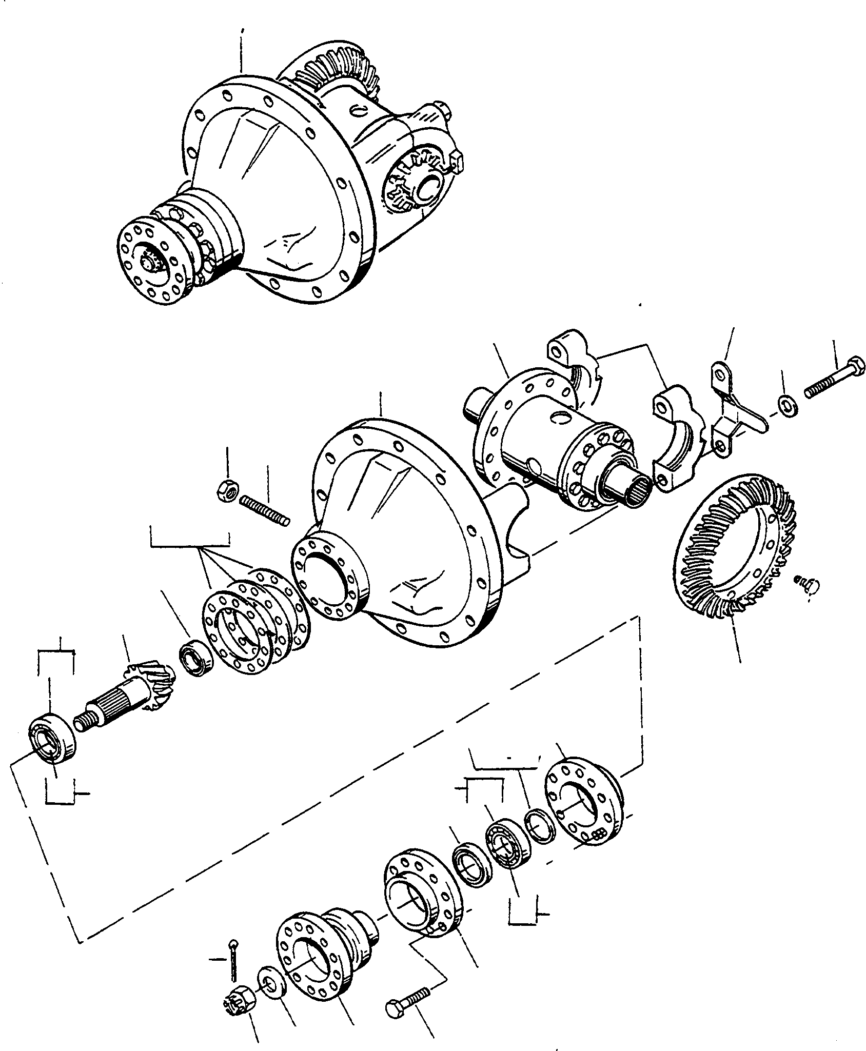 Комплект подшипников 4915052M91 KOMATSU