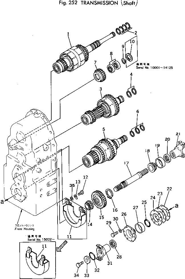 Кольцо 385-11051501 KOMATSU
