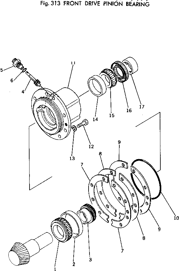 WORM 385-10307461 KOMATSU