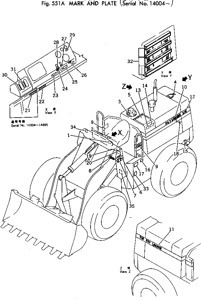 PLATE¤ OPERATING,SPEED LEVER 385-11042101 KOMATSU