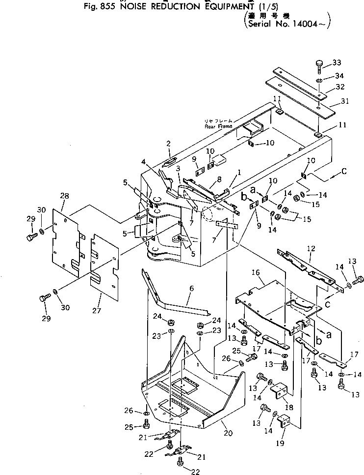 SUPPORT (WELDED) 385-10196801 KOMATSU