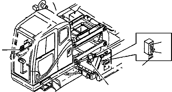 Наклейка 20K-06-KA170 KOMATSU