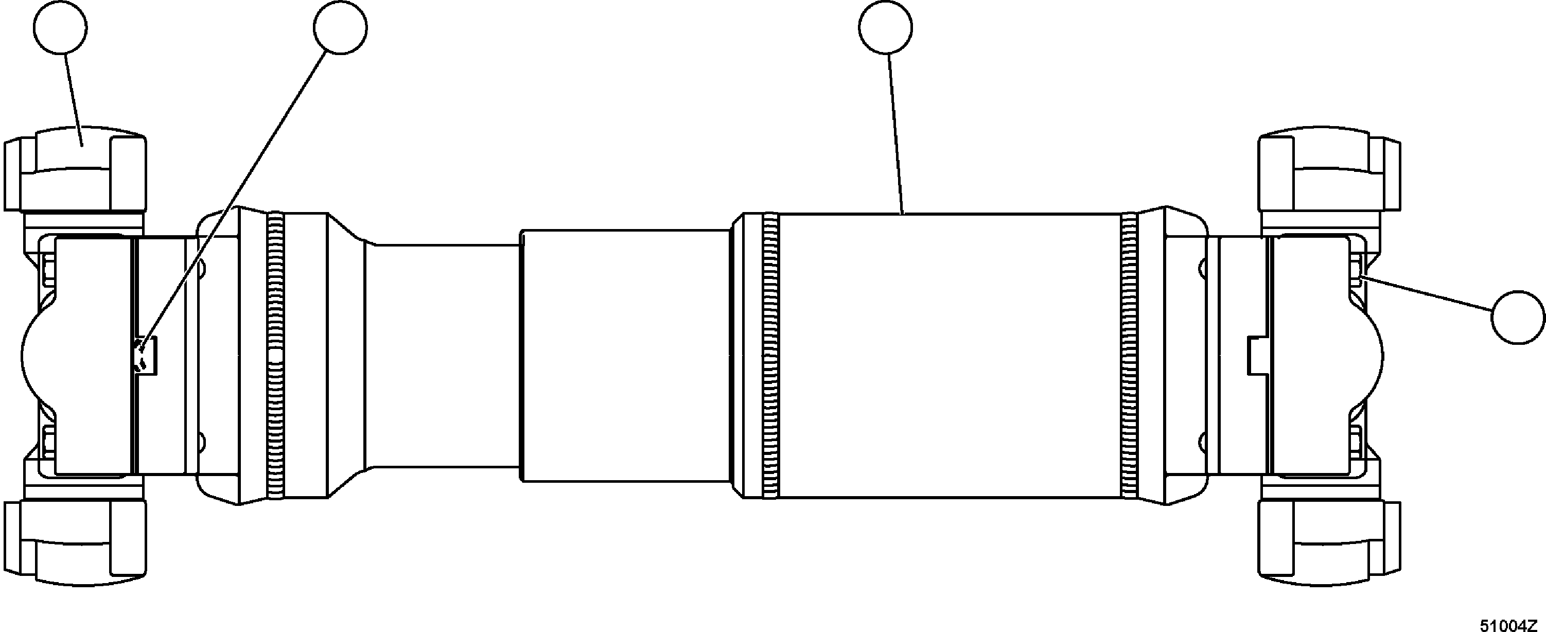 U-JOINT ASSEMBLY 562-20-32740 KOMATSU