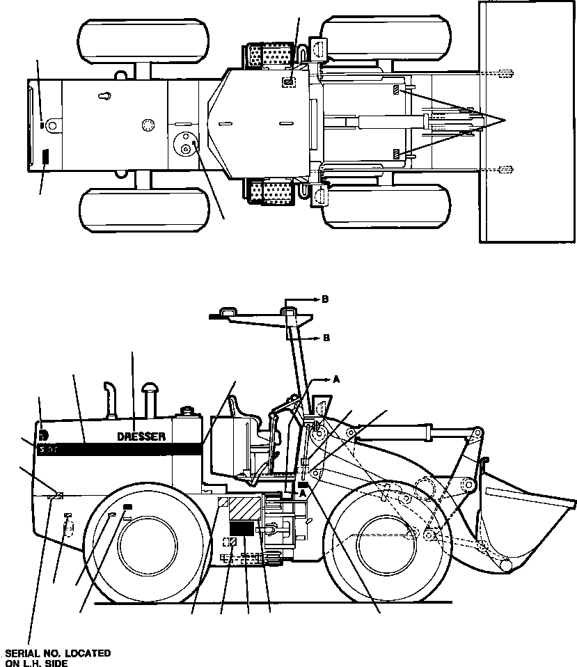 CAUTION - STEERING 1107 481 C2 KOMATSU