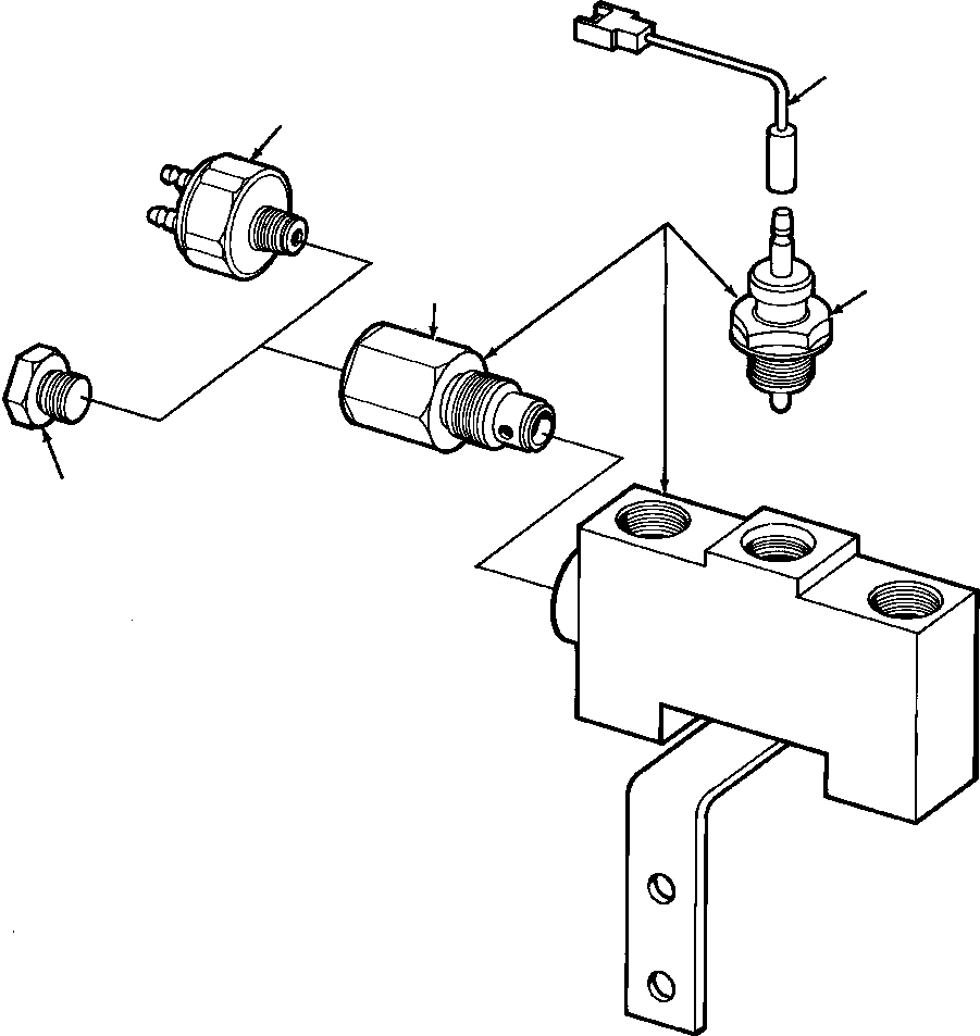 WIRE, BRAKE WARNING SWITCH 1173 724 C2 KOMATSU