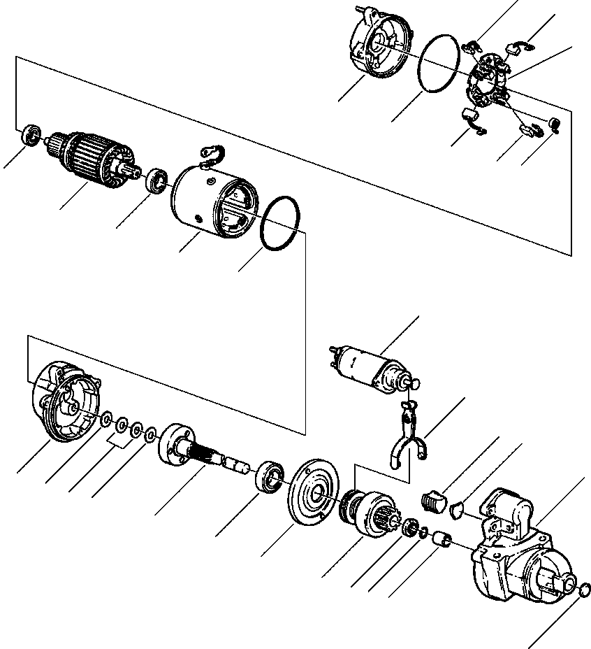 SUPPORT, DRIVE SHAFT 1460 024 H1 KOMATSU