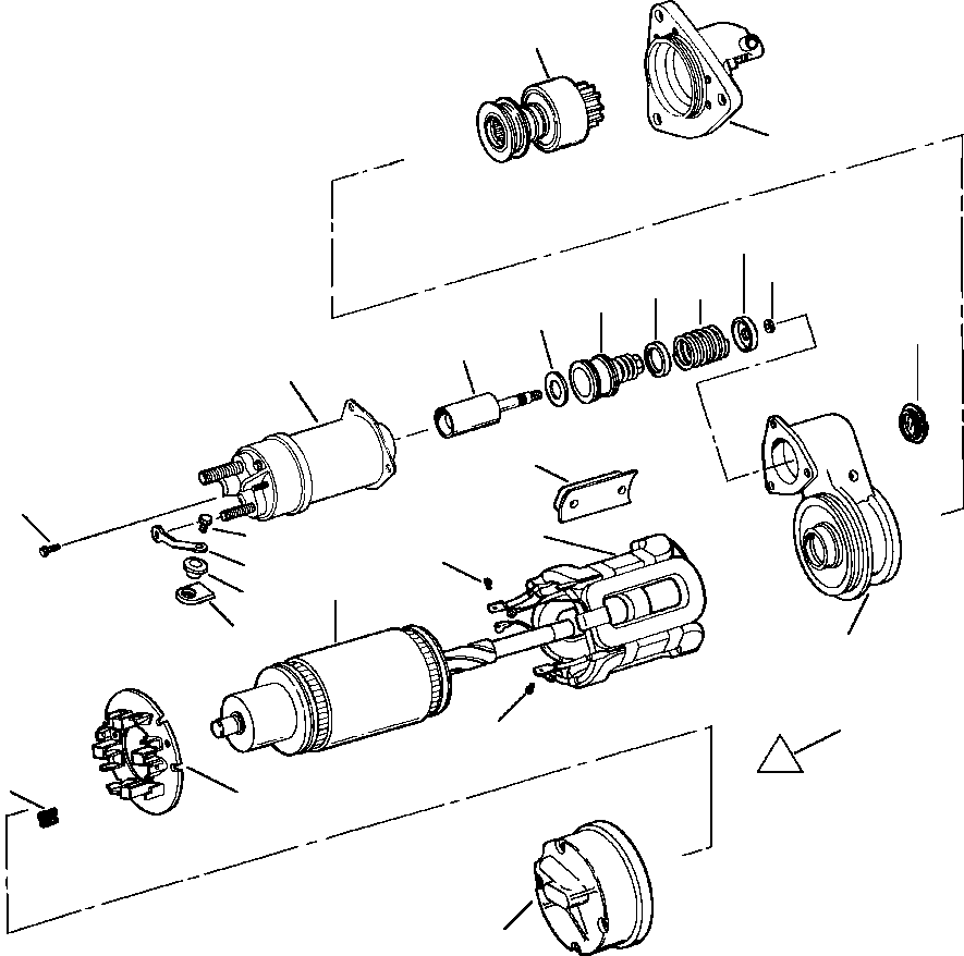 MOTOR ASSEMBLY, CRANKING 1243 026 H92 KOMATSU